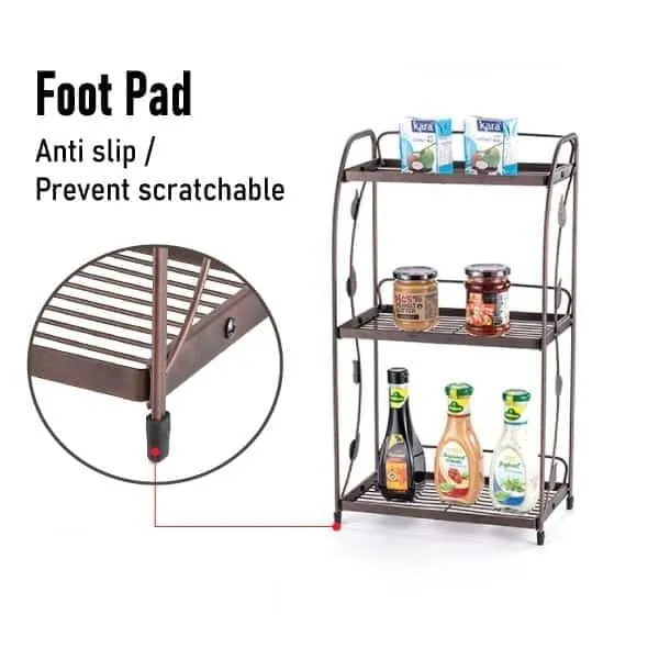 2 /3 Layers Iron Rectangle Rack Stand