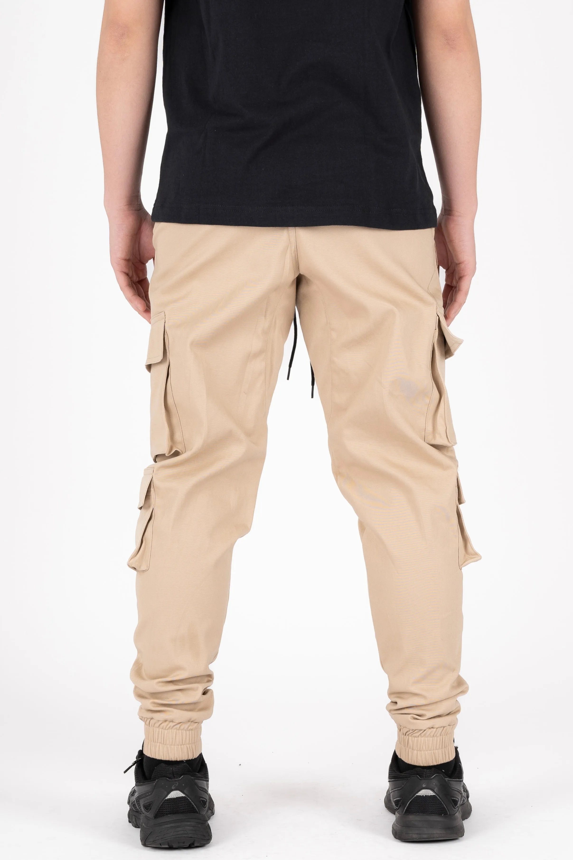 6 POCKETS CARGO PANTS - LIGHT KHAKI