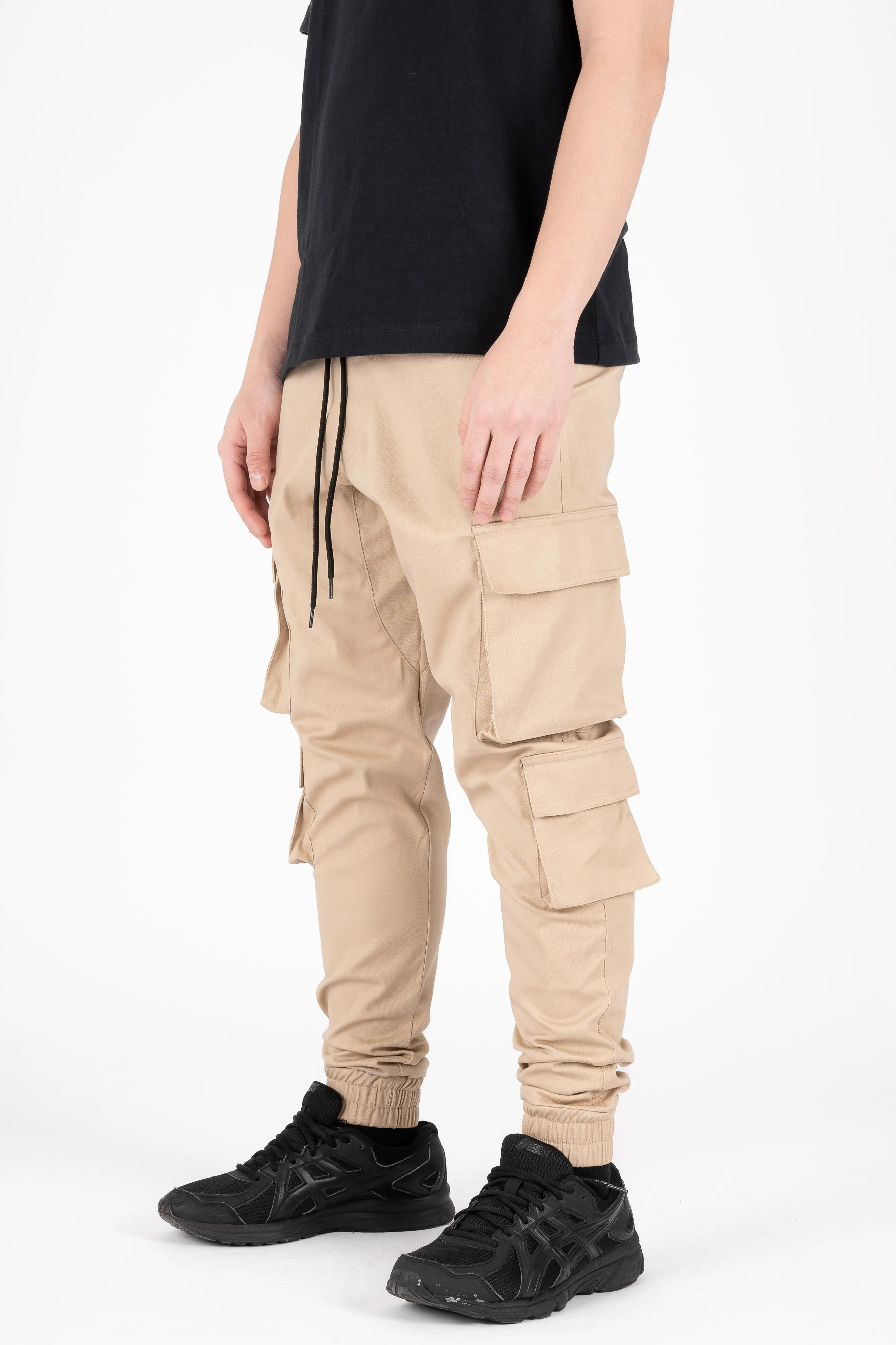 6 POCKETS CARGO PANTS - LIGHT KHAKI