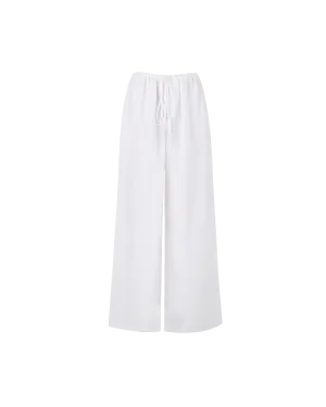 ANDIE LINEN PANT WHITE