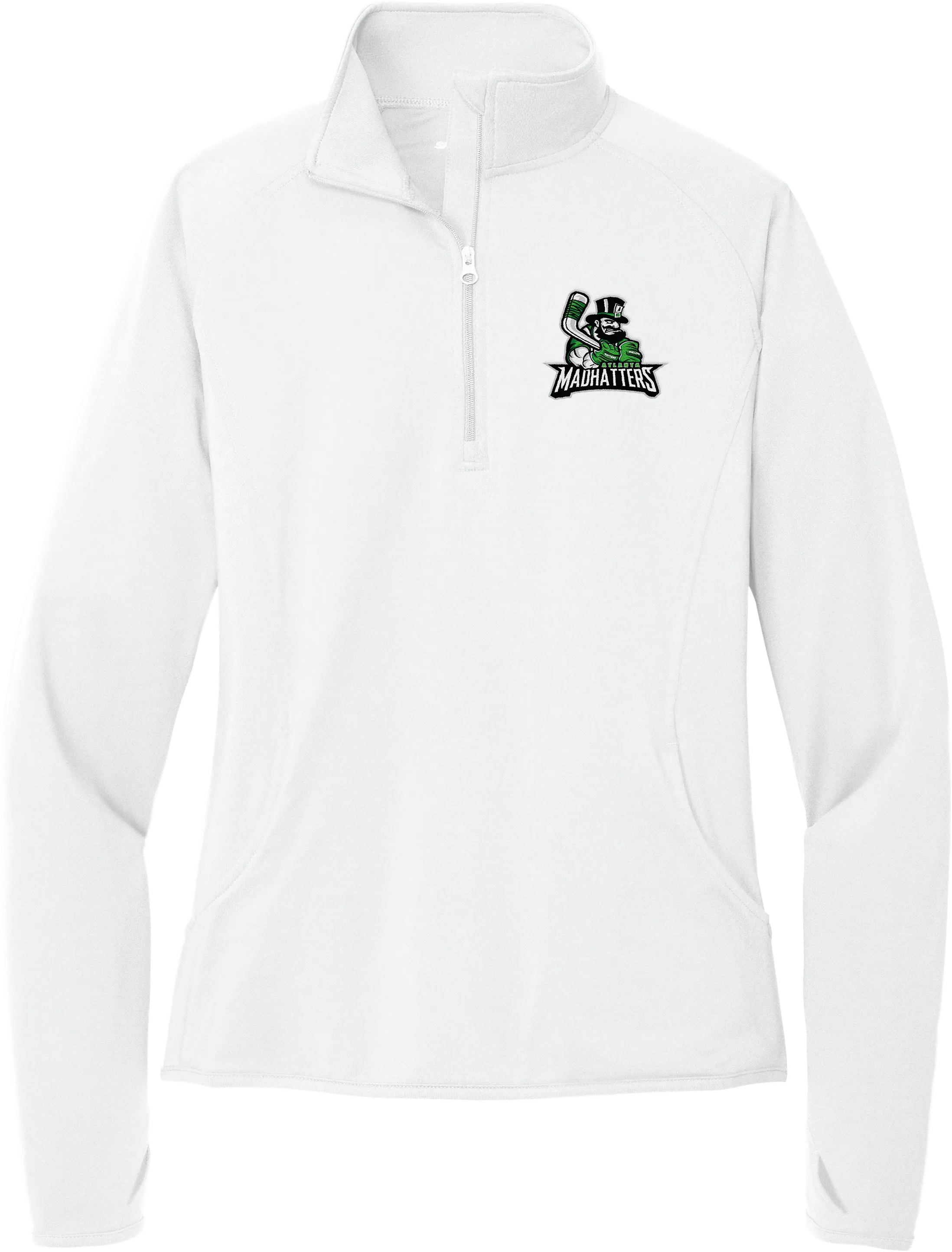 Atlanta Madhatters Ladies Sport-Wick Stretch 1/4-Zip Pullover