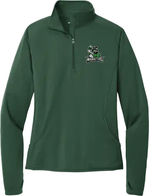 Atlanta Madhatters Ladies Sport-Wick Stretch 1/4-Zip Pullover