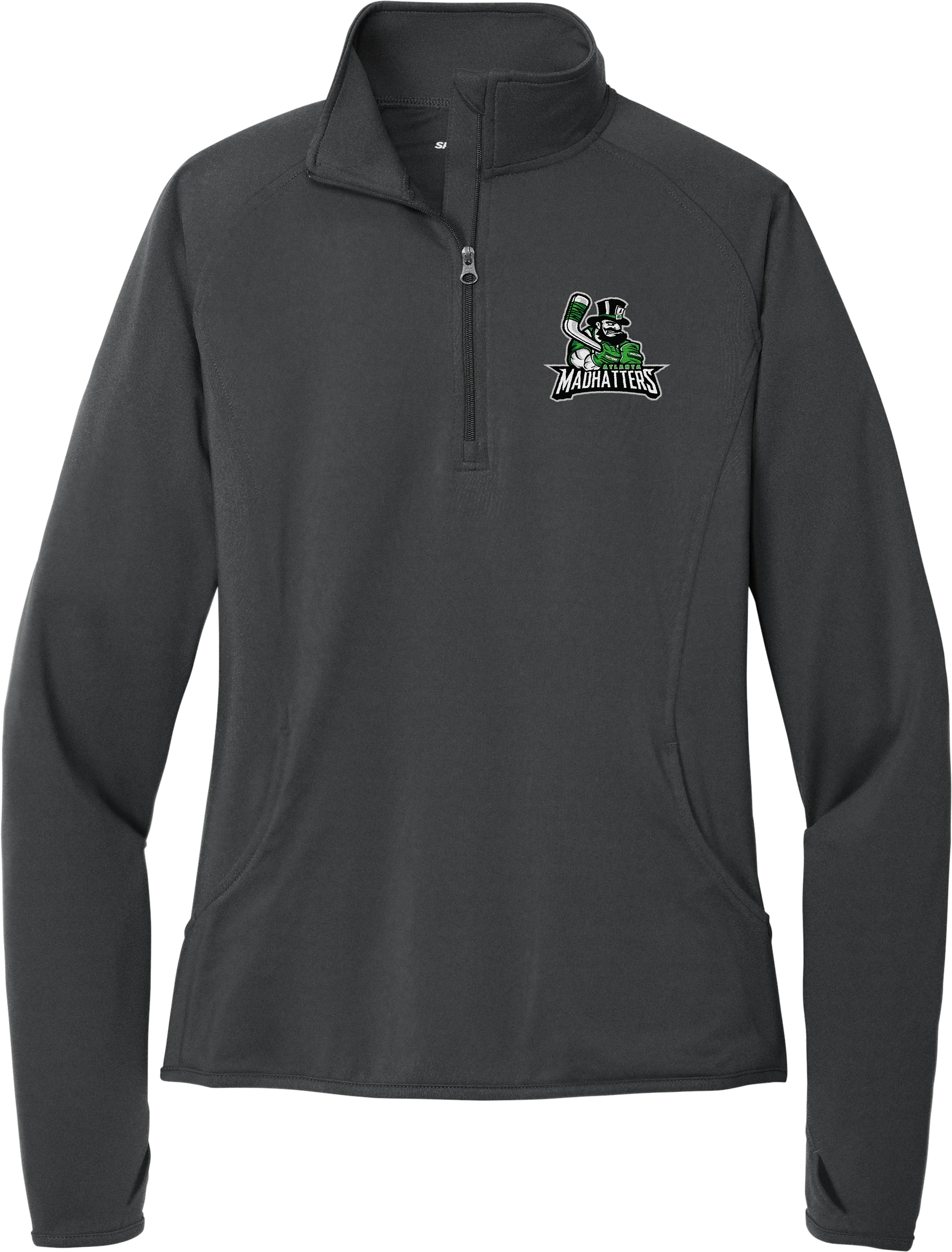 Atlanta Madhatters Ladies Sport-Wick Stretch 1/4-Zip Pullover