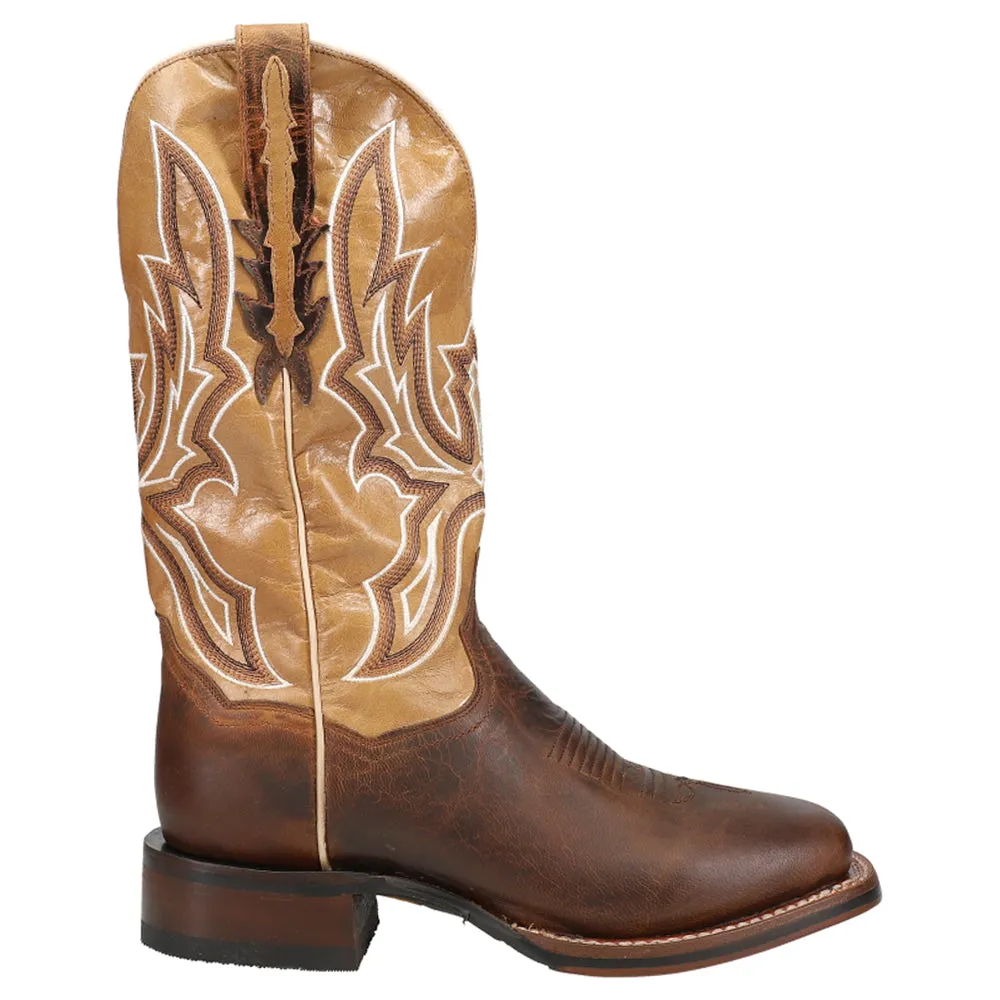 Bellamy Embroidery Square Toe Cowboy Boots