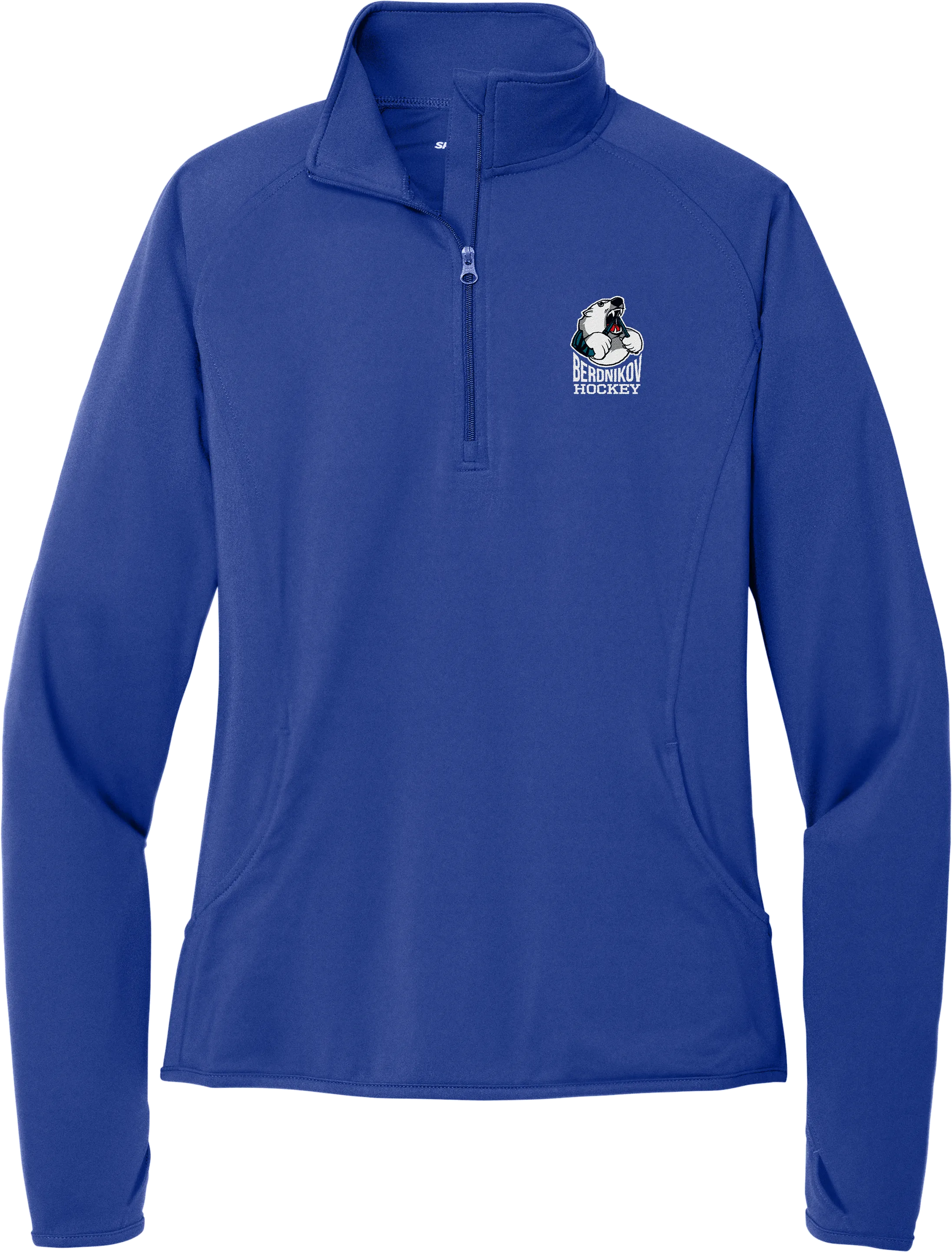 Berdnikov Bears Ladies Sport-Wick Stretch 1/4-Zip Pullover