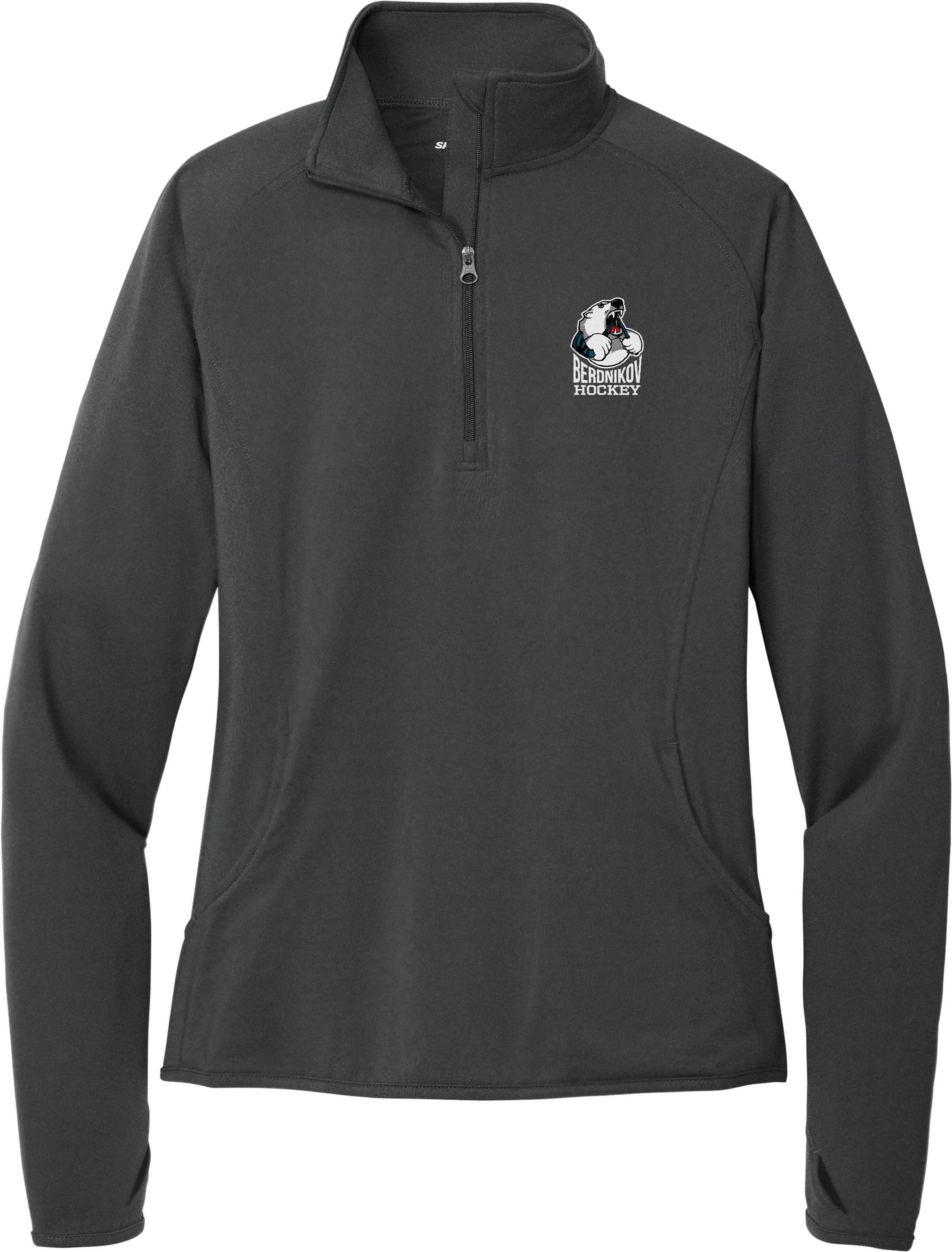 Berdnikov Bears Ladies Sport-Wick Stretch 1/4-Zip Pullover