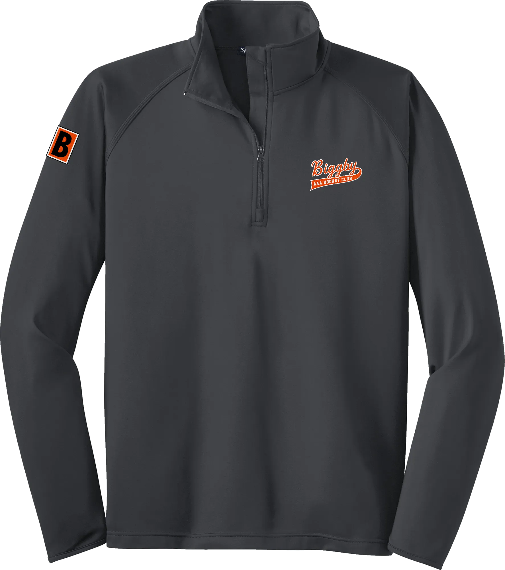 Biggby Coffee AAA Sport-Wick Stretch 1/4-Zip Pullover