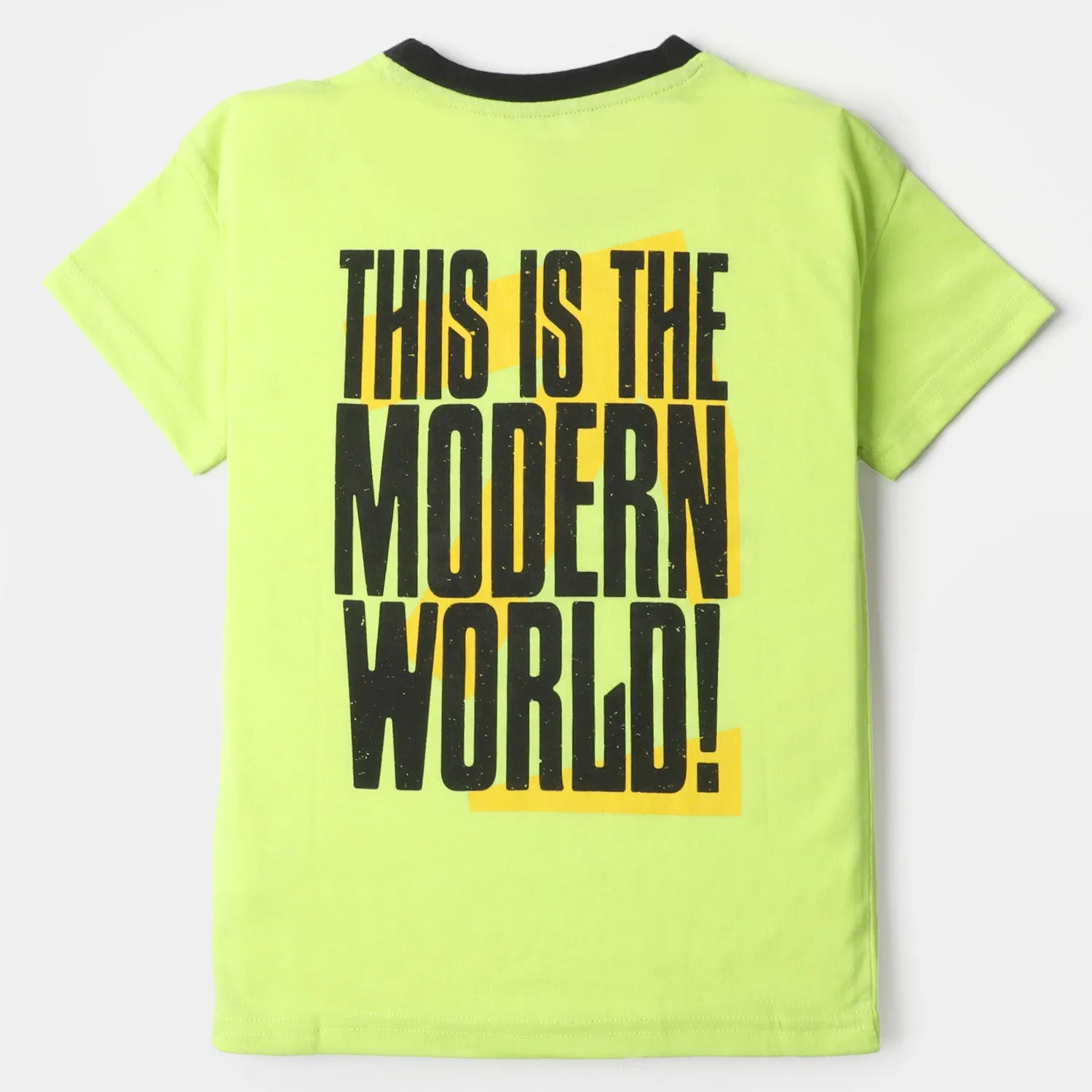 Boys Cotton T-Shirt  Modern World