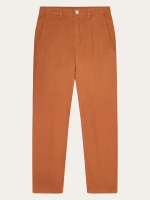 CALLA tapered mid-rise twill workwear pants - GOTS/Vegan - Mocha Bisque