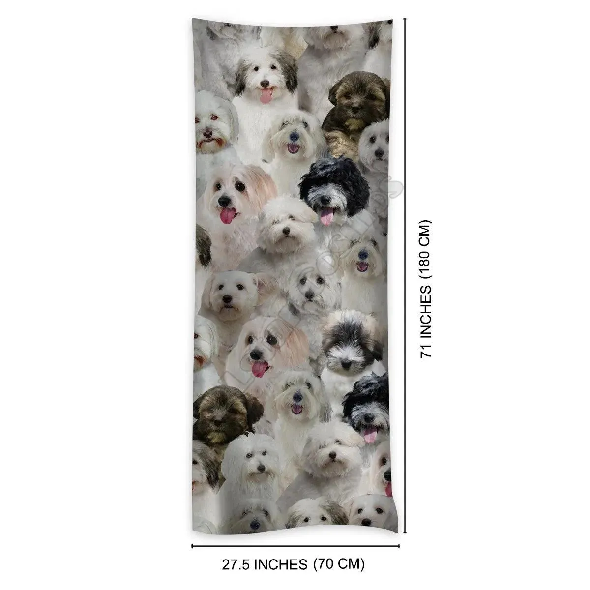 Cavoodle Print Winter Scarf