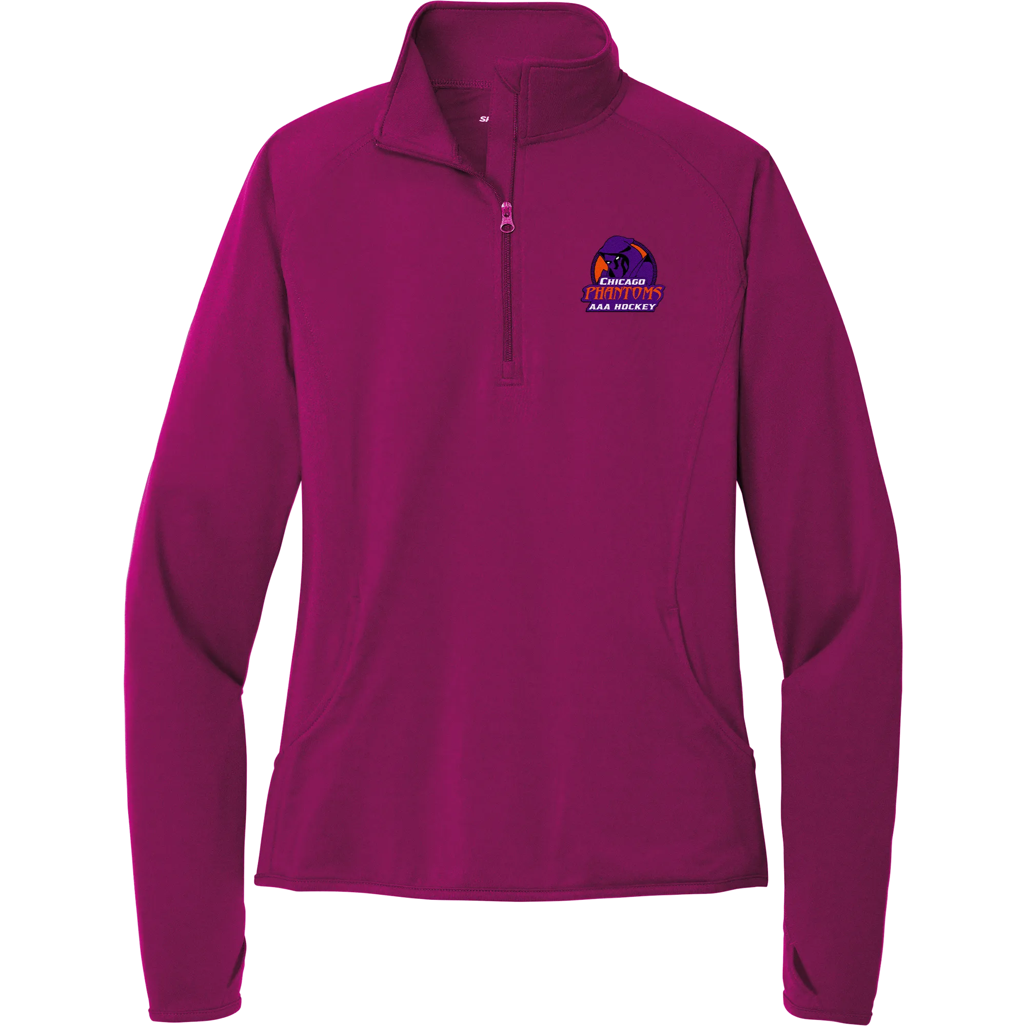 Chicago Phantoms Ladies Sport-Wick Stretch 1/4-Zip Pullover