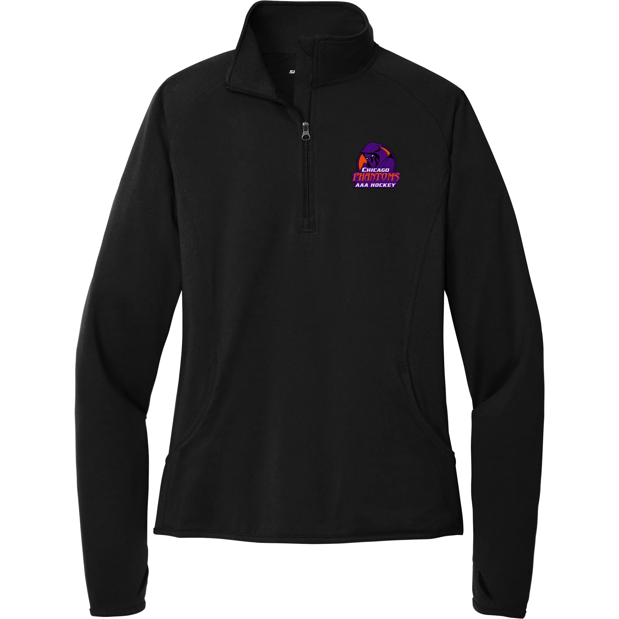 Chicago Phantoms Ladies Sport-Wick Stretch 1/4-Zip Pullover