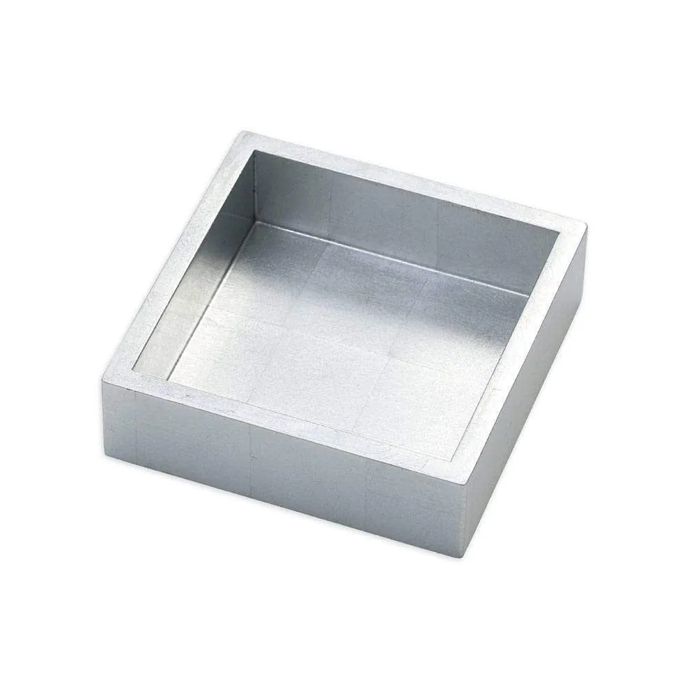 Cocktail Napkin Holder - Silver Lacquer