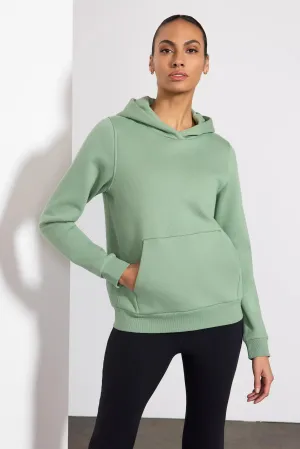 Comfort Fleece Pullover Hoodie - Hedge Green