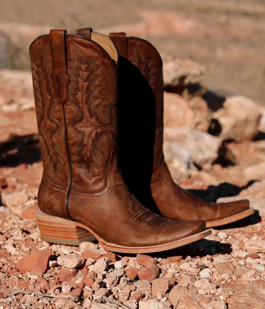 CORRAL MENS BROWN COWBOY BOOTS STYLE A4229