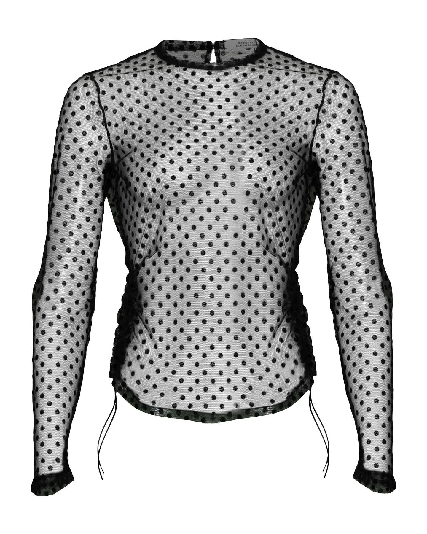 Dorothee Schumacher Playful Dots Long Sleeve Blouse