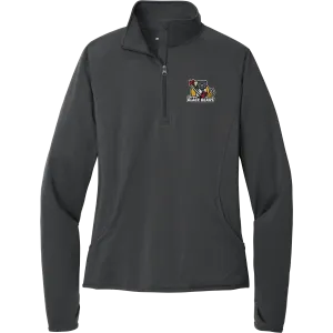 Dupage Black Bears Ladies Sport-Wick Stretch 1/4-Zip Pullover