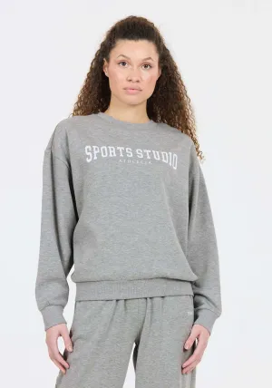 Giannis Sweatshirt With Crew Neck - Light Grey Melange