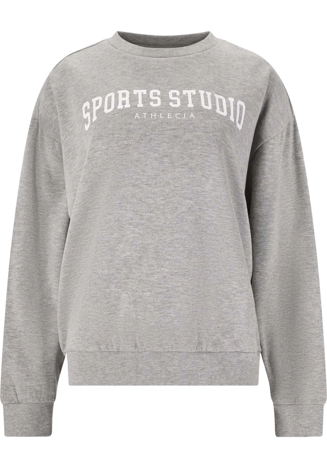 Giannis Sweatshirt With Crew Neck - Light Grey Melange