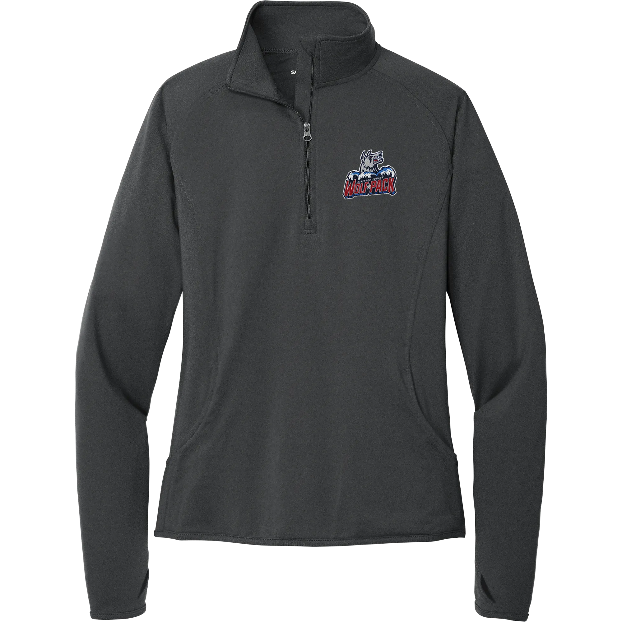 Hartford Jr. Wolfpack Ladies Sport-Wick Stretch 1/4-Zip Pullover