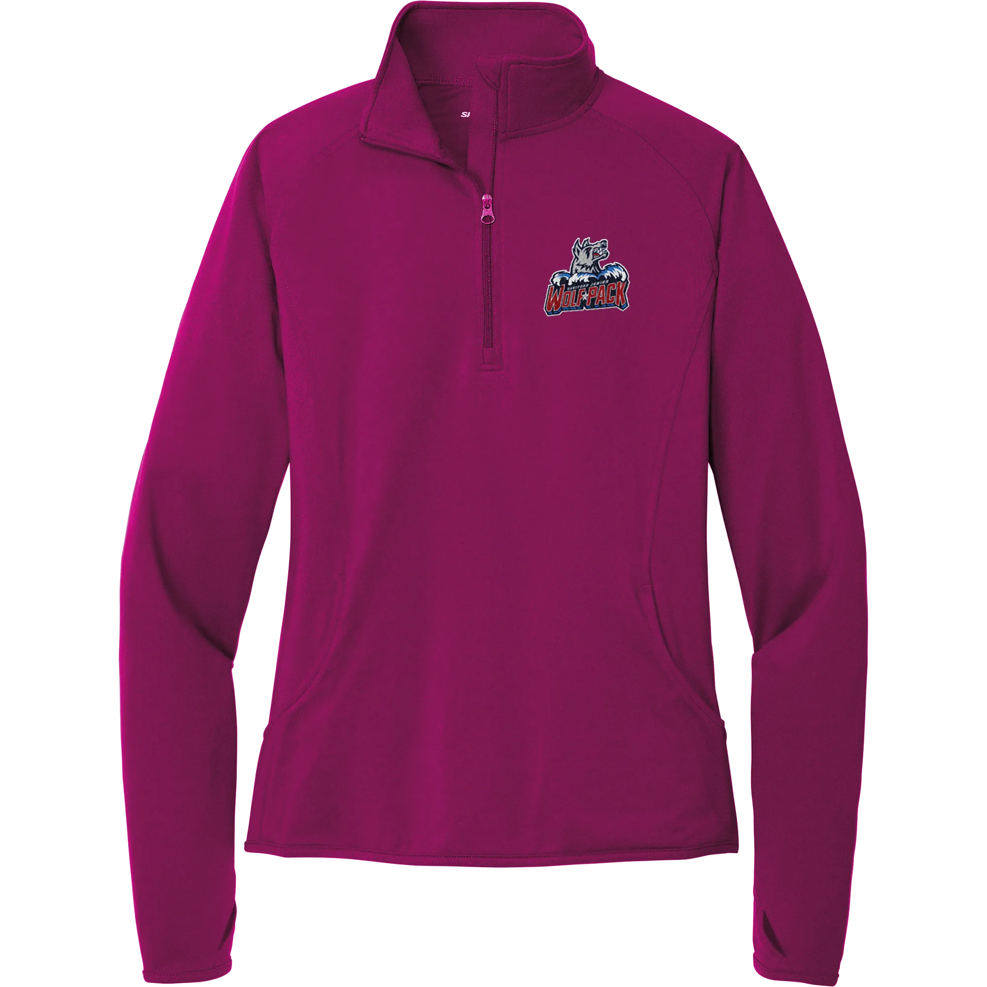 Hartford Jr. Wolfpack Ladies Sport-Wick Stretch 1/4-Zip Pullover