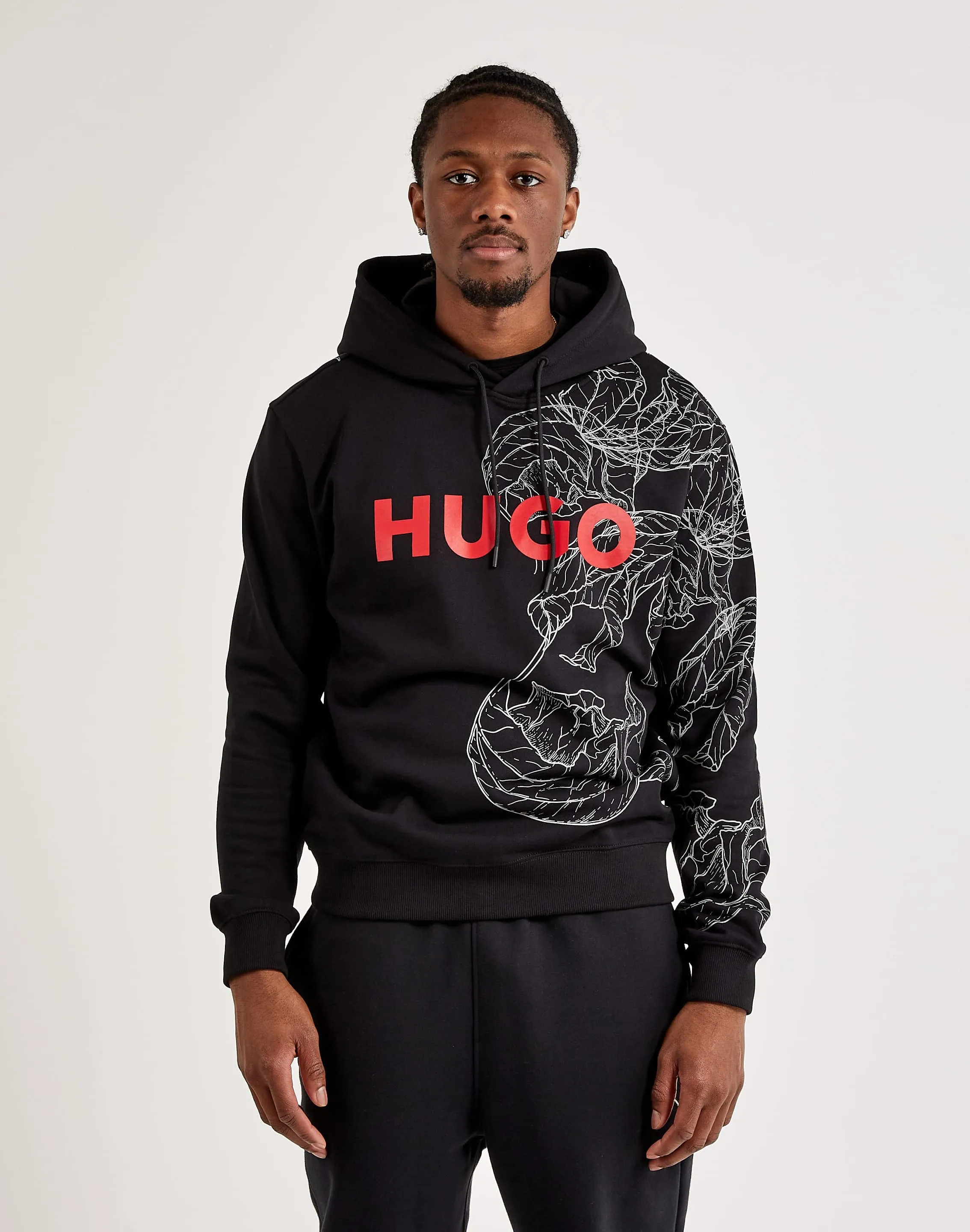 Hugo Boss Danimaux Logo Pullover Hoodie