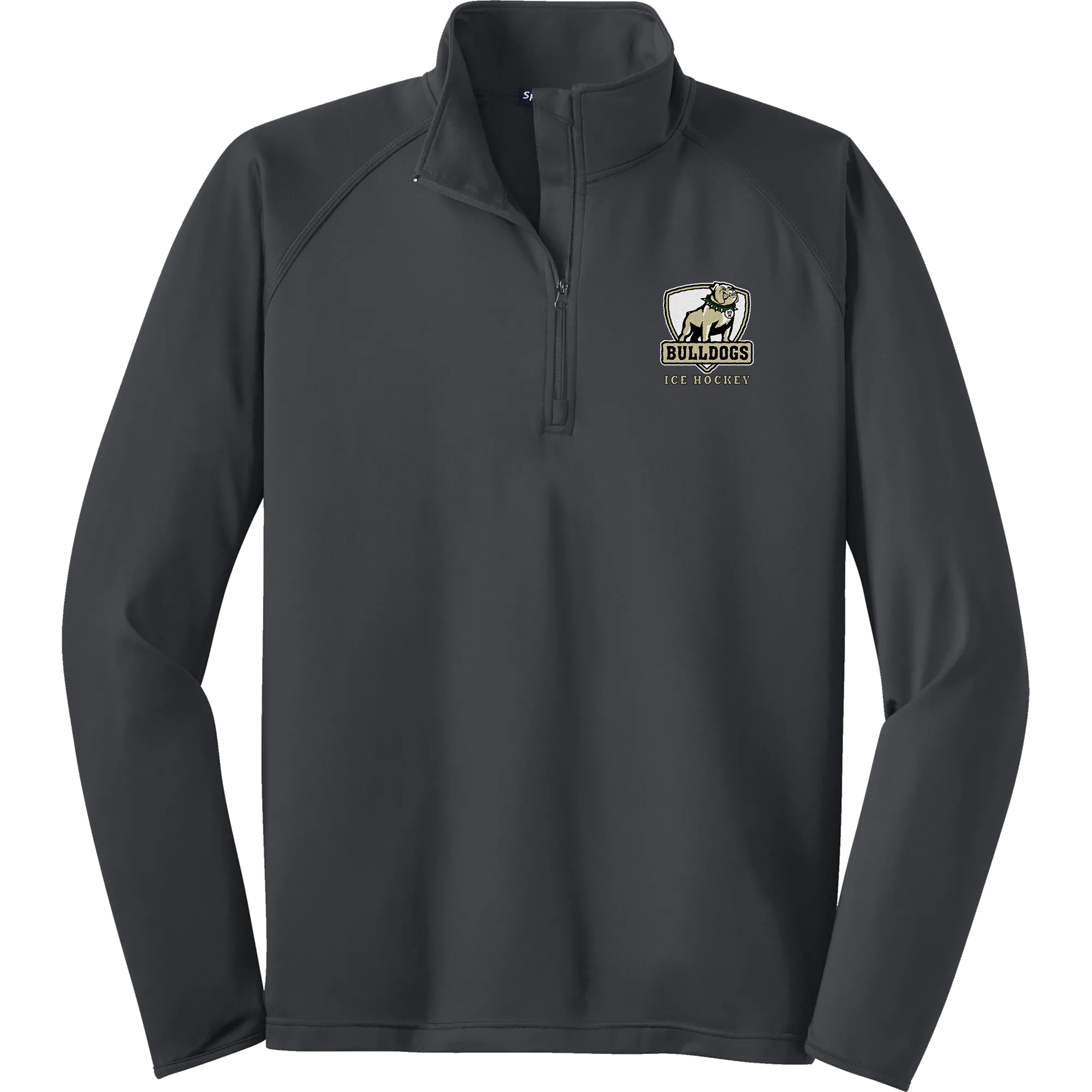 HVM Bulldogs Sport-Wick Stretch 1/4-Zip Pullover