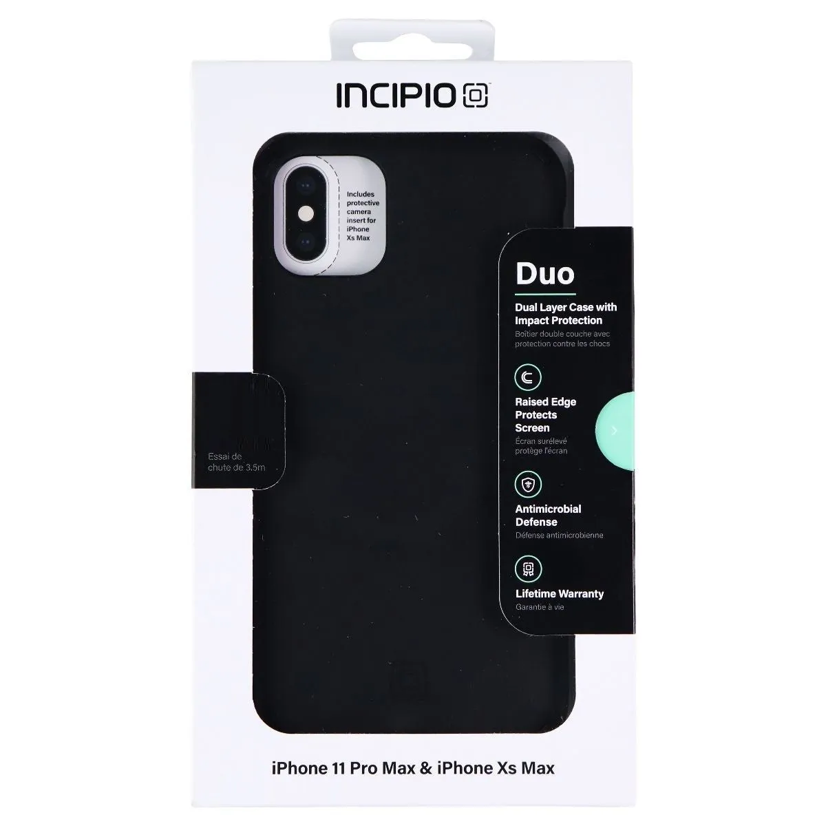 Incipio Duo Series Case for Apple iPhone 11 Pro Max / iPhone Xs Max - Black