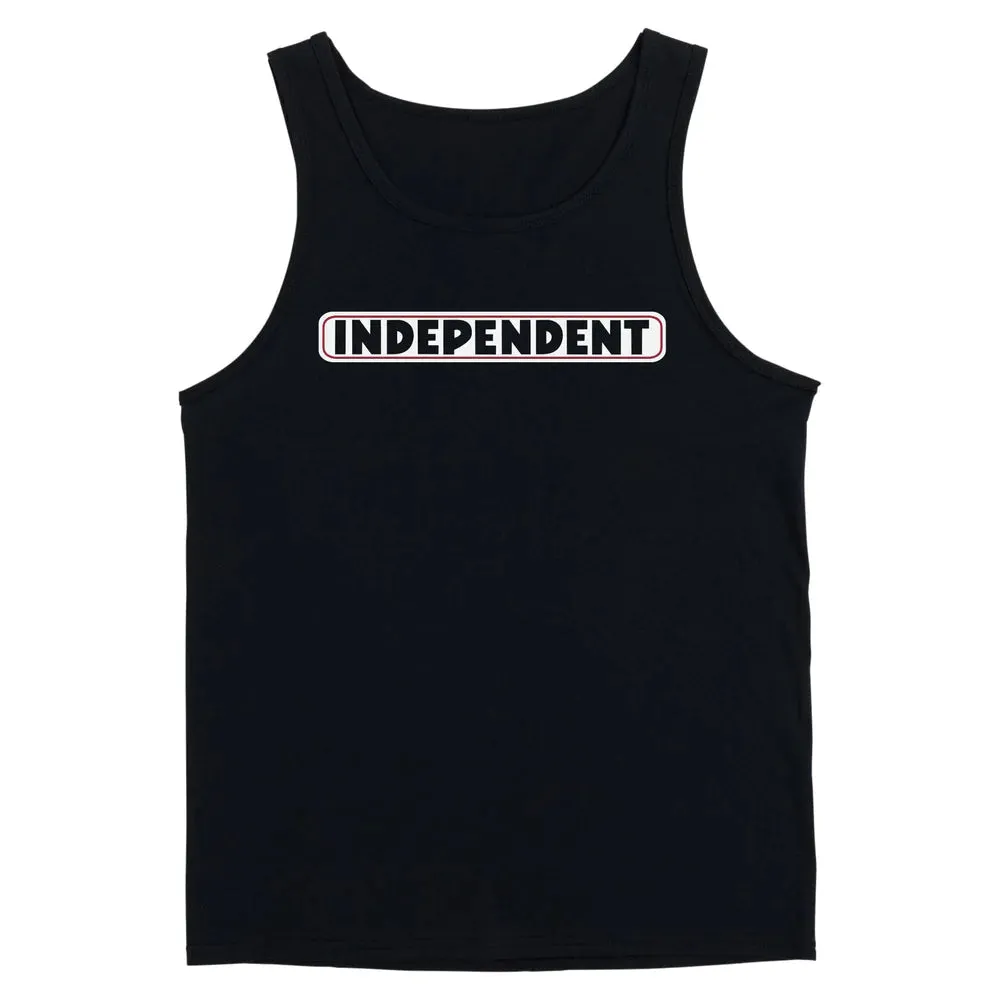 INDEPENDENT Bar Logo Tank Top Black