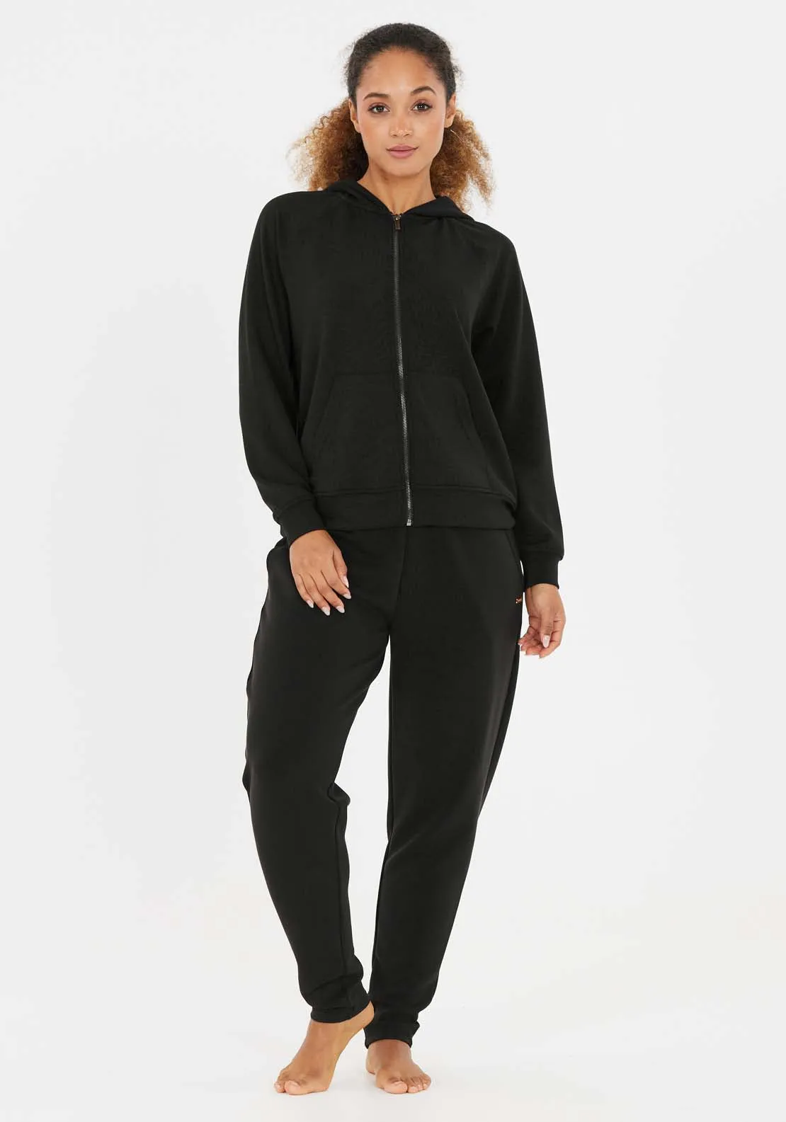 Jacey With Full Zip - Black