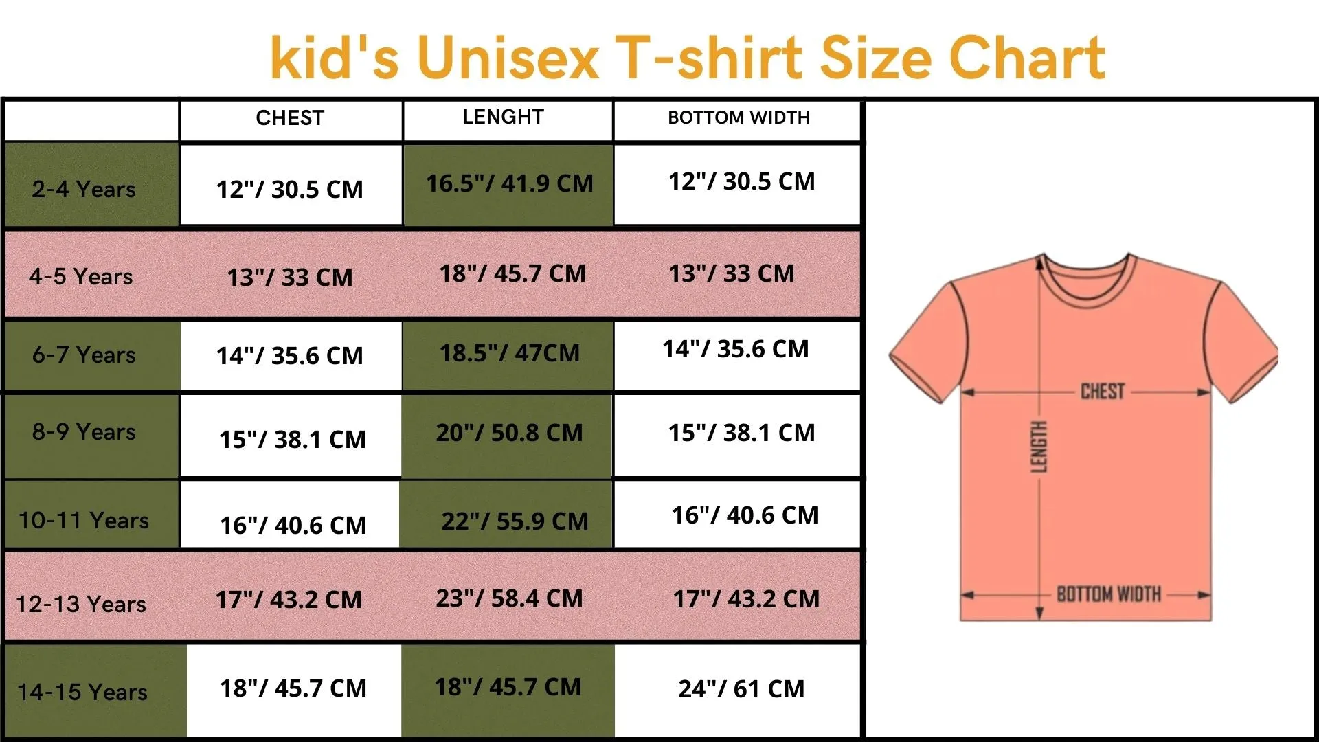 Kid's Short Sleeve Cotton T-Shirts and Tank Tops