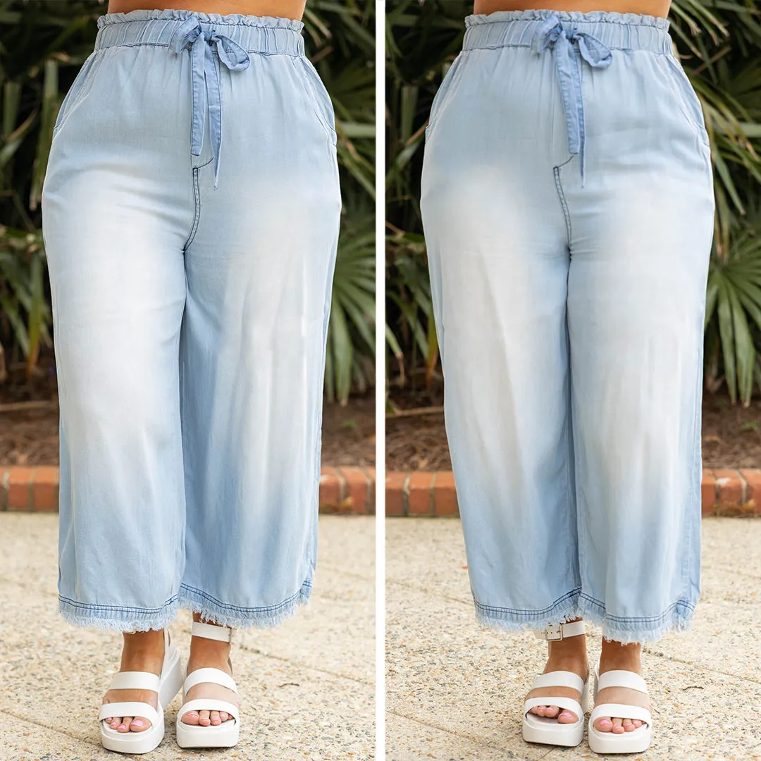 Light And Free Pants, Light Denim