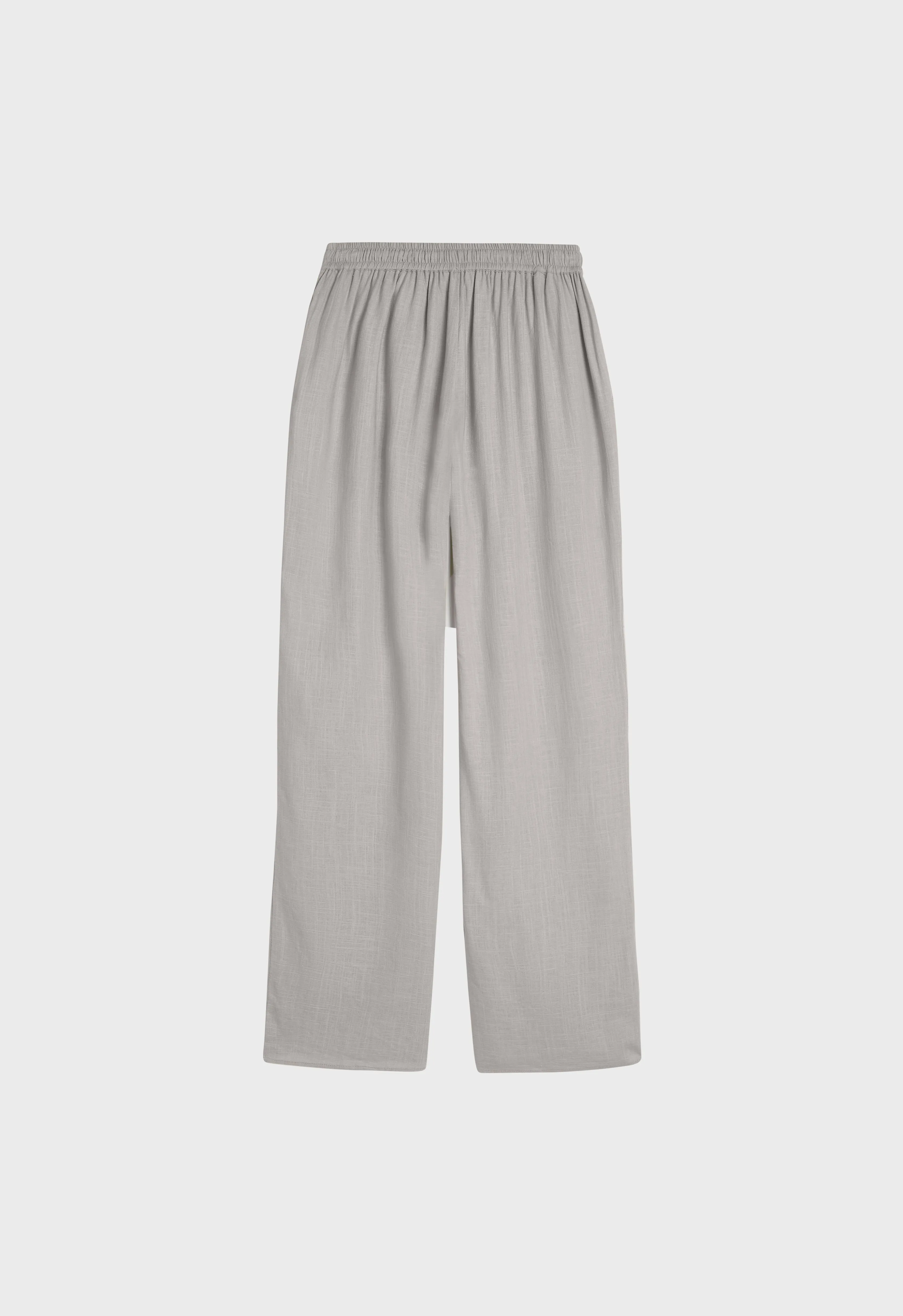 Linen Loose Pants | Light Sage