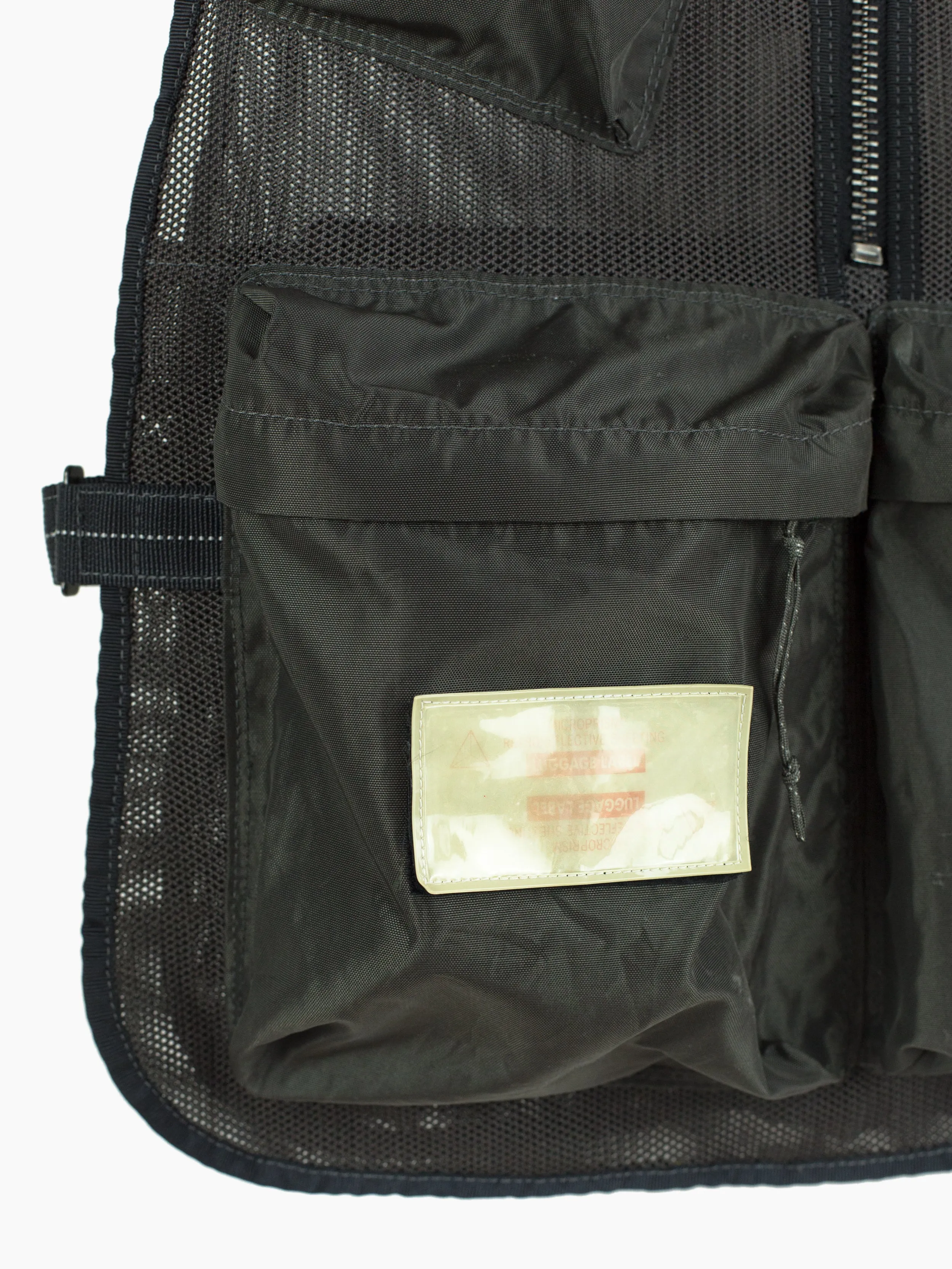 Luggage Label 80s 3D Pocket Cargo Vest