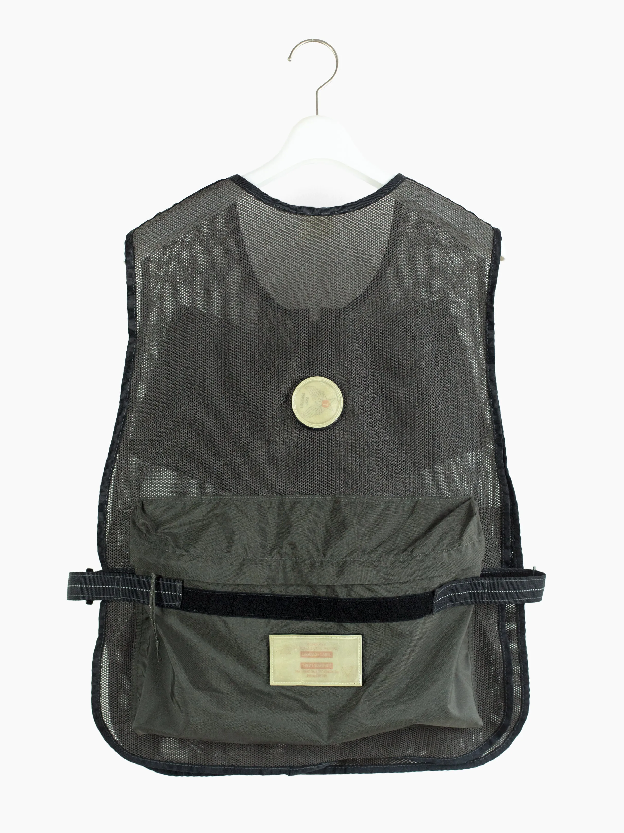 Luggage Label 80s 3D Pocket Cargo Vest