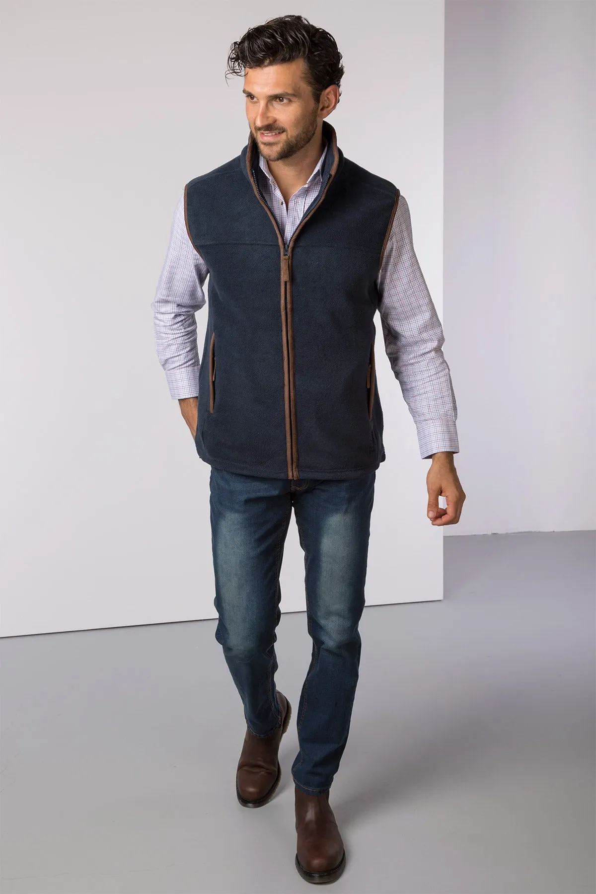 Men's Fleece Waistcoats - Huggate