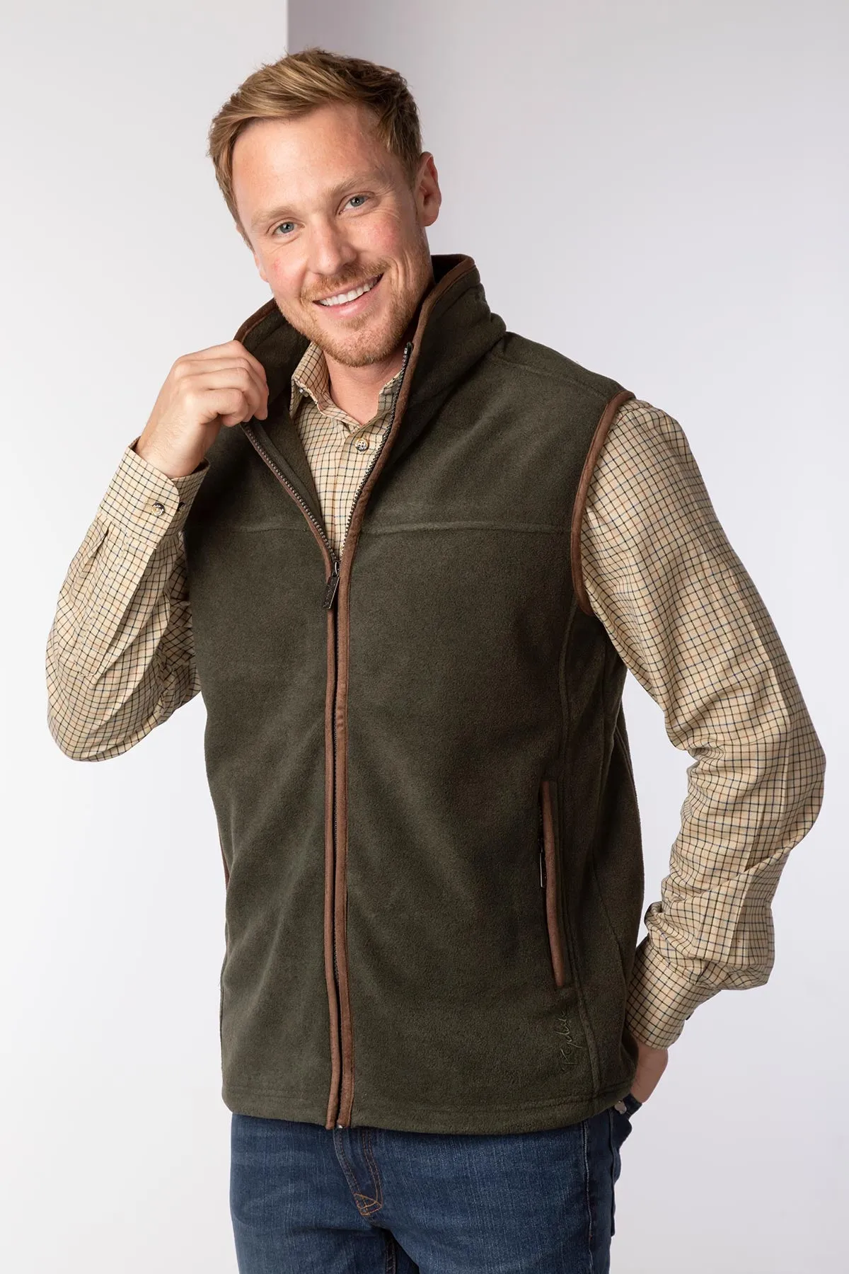 Men's Fleece Waistcoats - Huggate