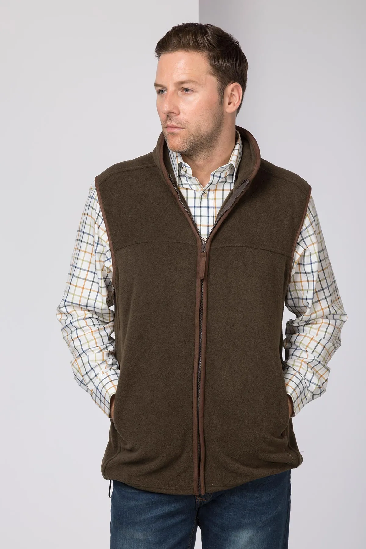 Men's Fleece Waistcoats - Huggate