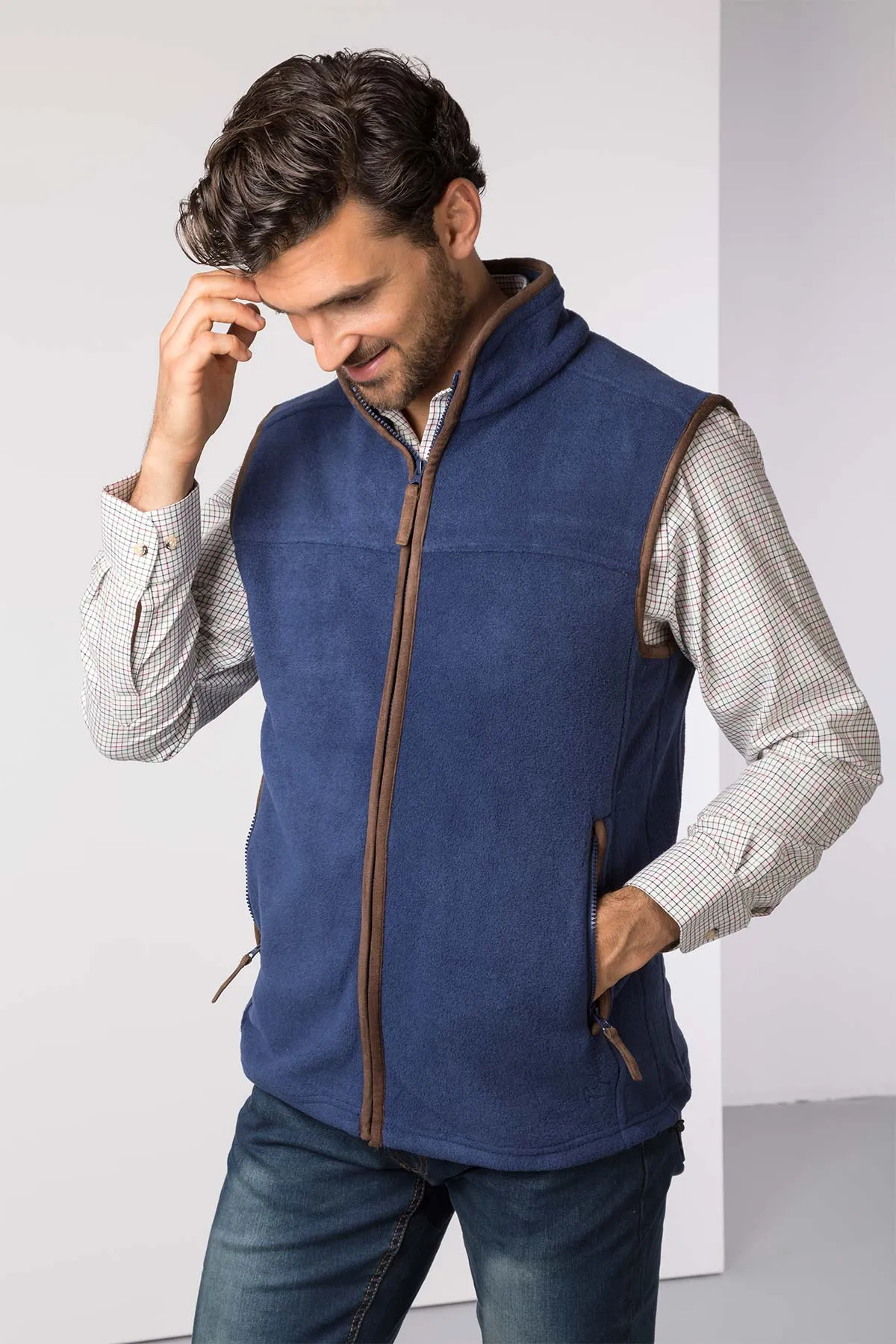 Men's Fleece Waistcoats - Huggate