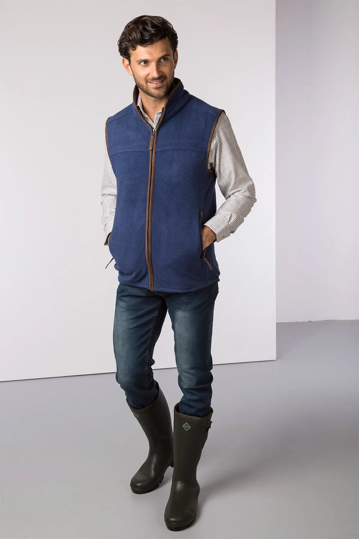 Men's Fleece Waistcoats - Huggate