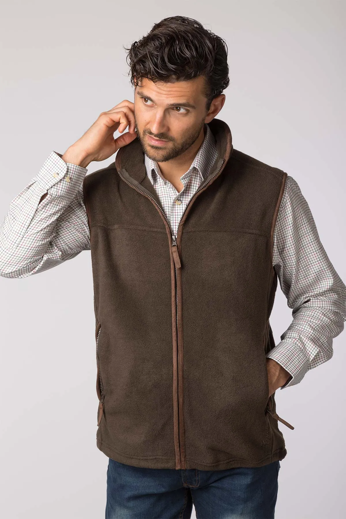 Men's Fleece Waistcoats - Huggate