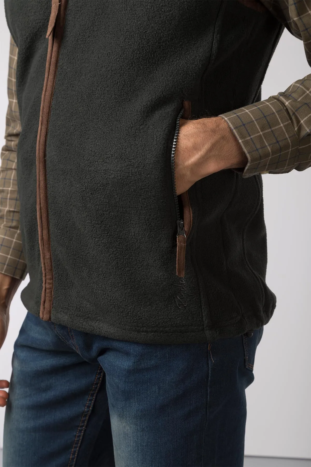 Men's Fleece Waistcoats - Huggate