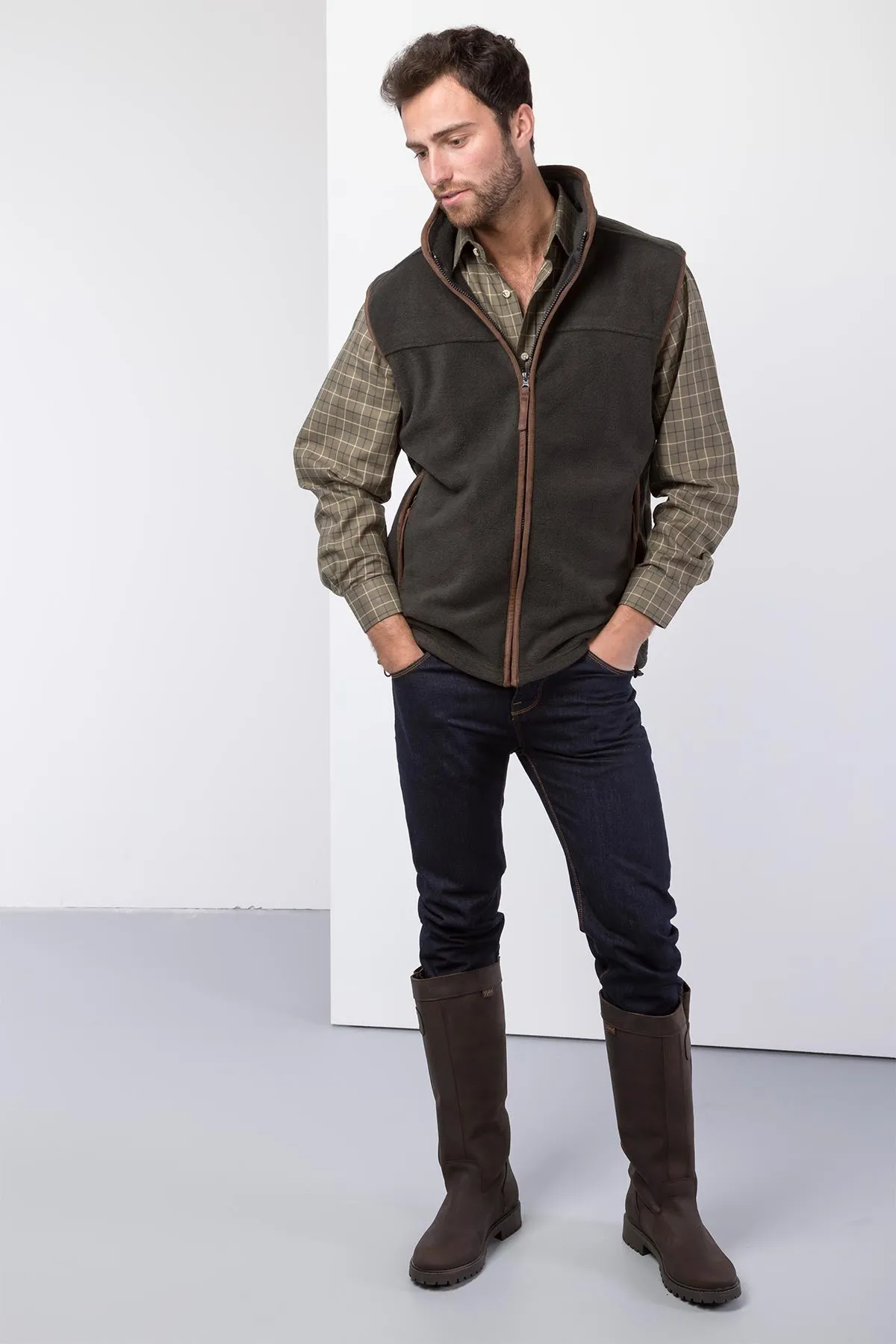 Men's Fleece Waistcoats - Huggate