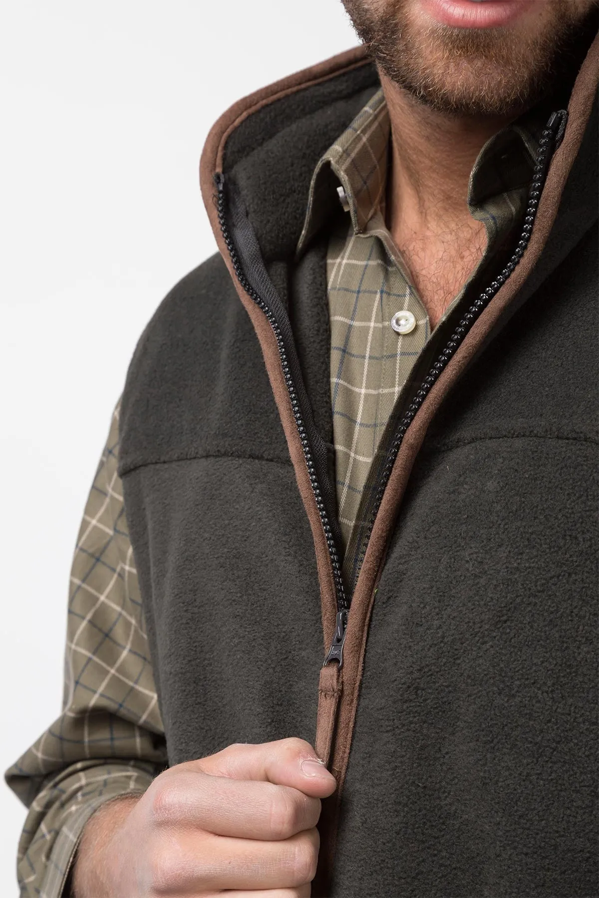 Men's Fleece Waistcoats - Huggate