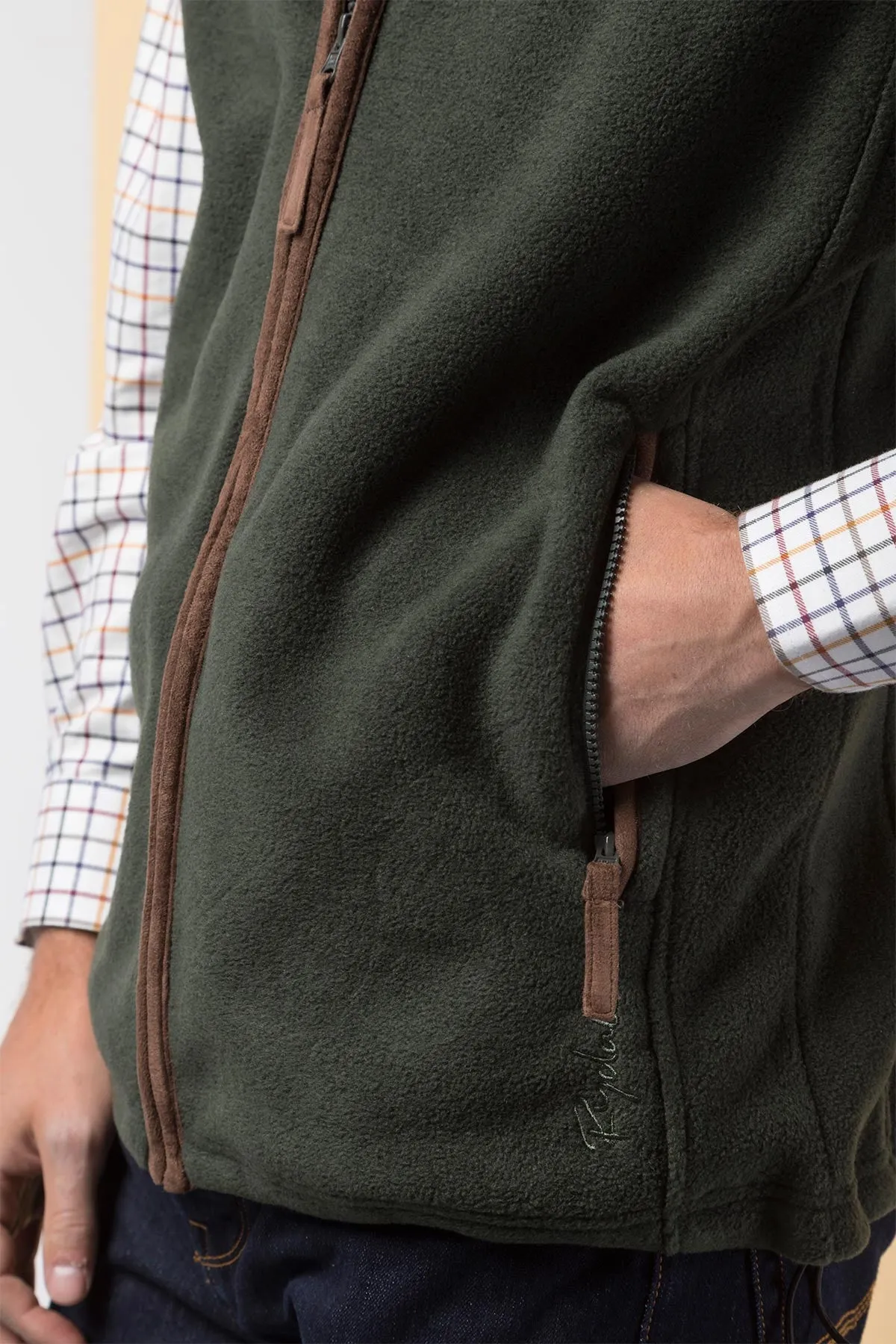 Men's Fleece Waistcoats - Huggate