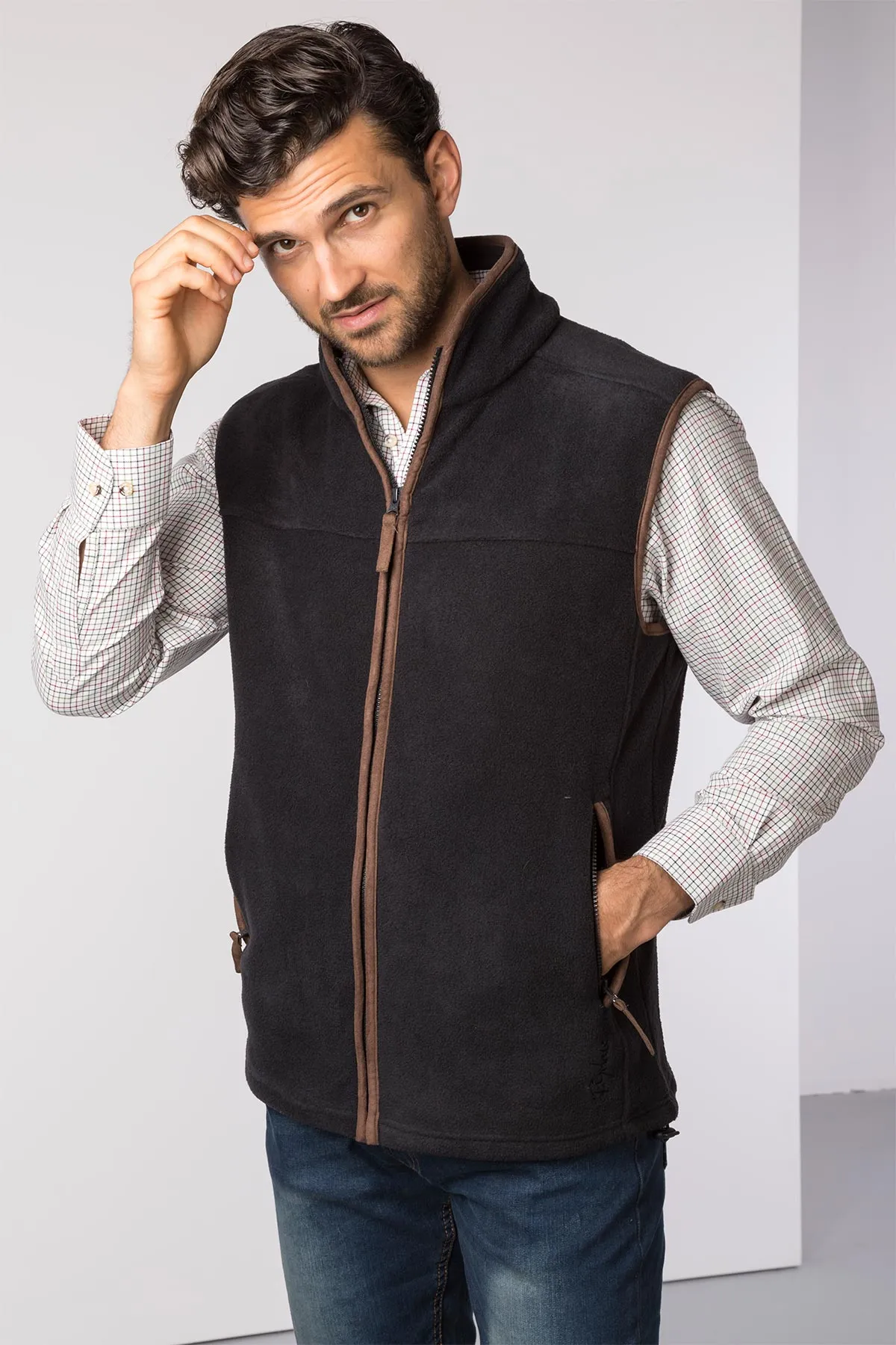 Men's Fleece Waistcoats - Huggate