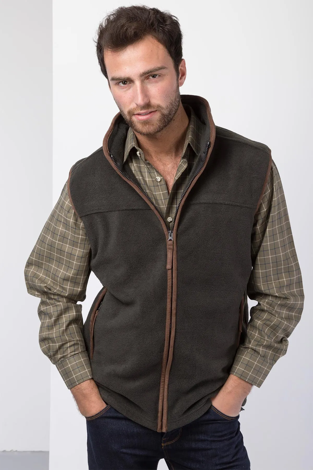 Men's Fleece Waistcoats - Huggate