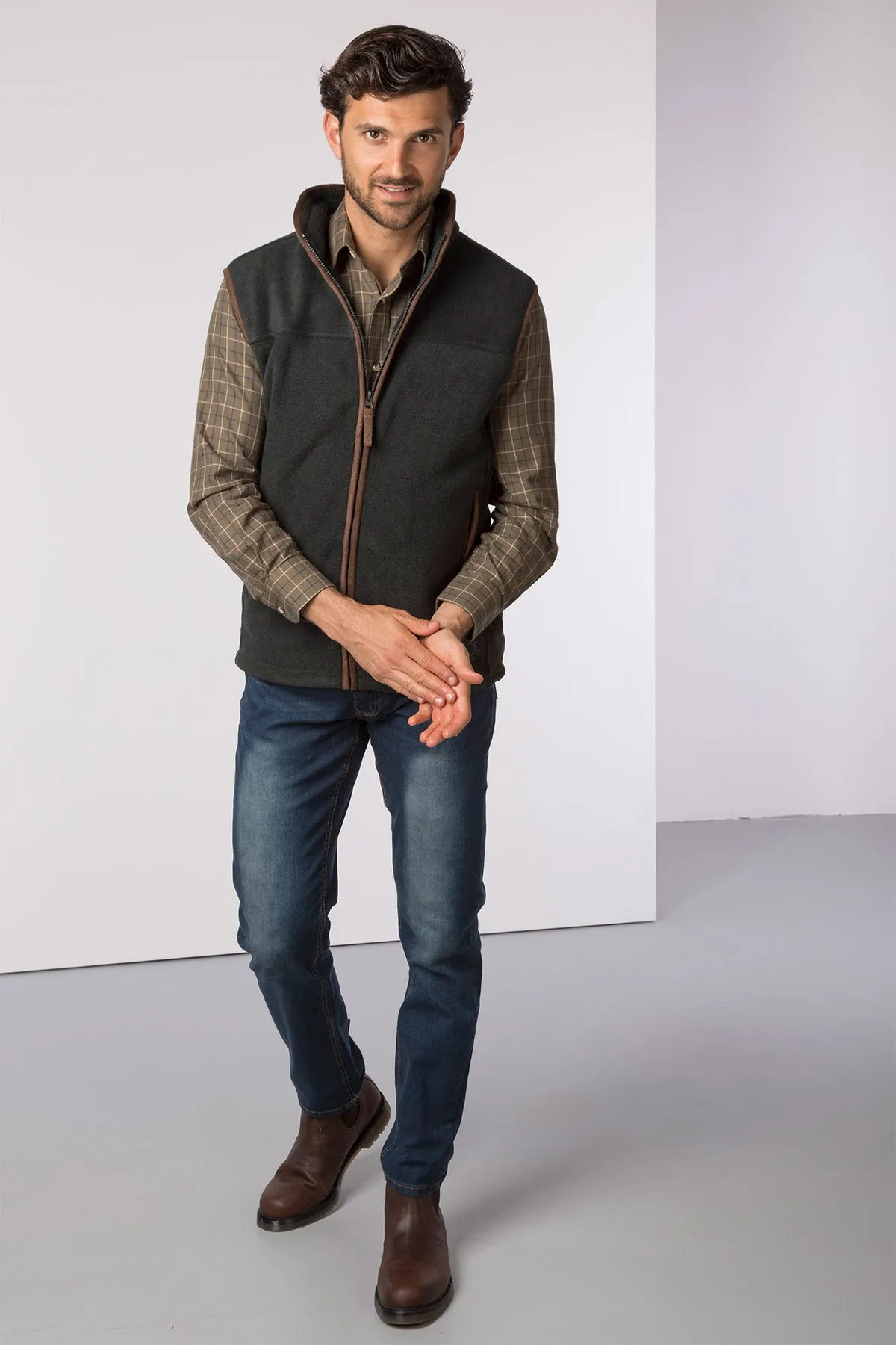 Men's Fleece Waistcoats - Huggate