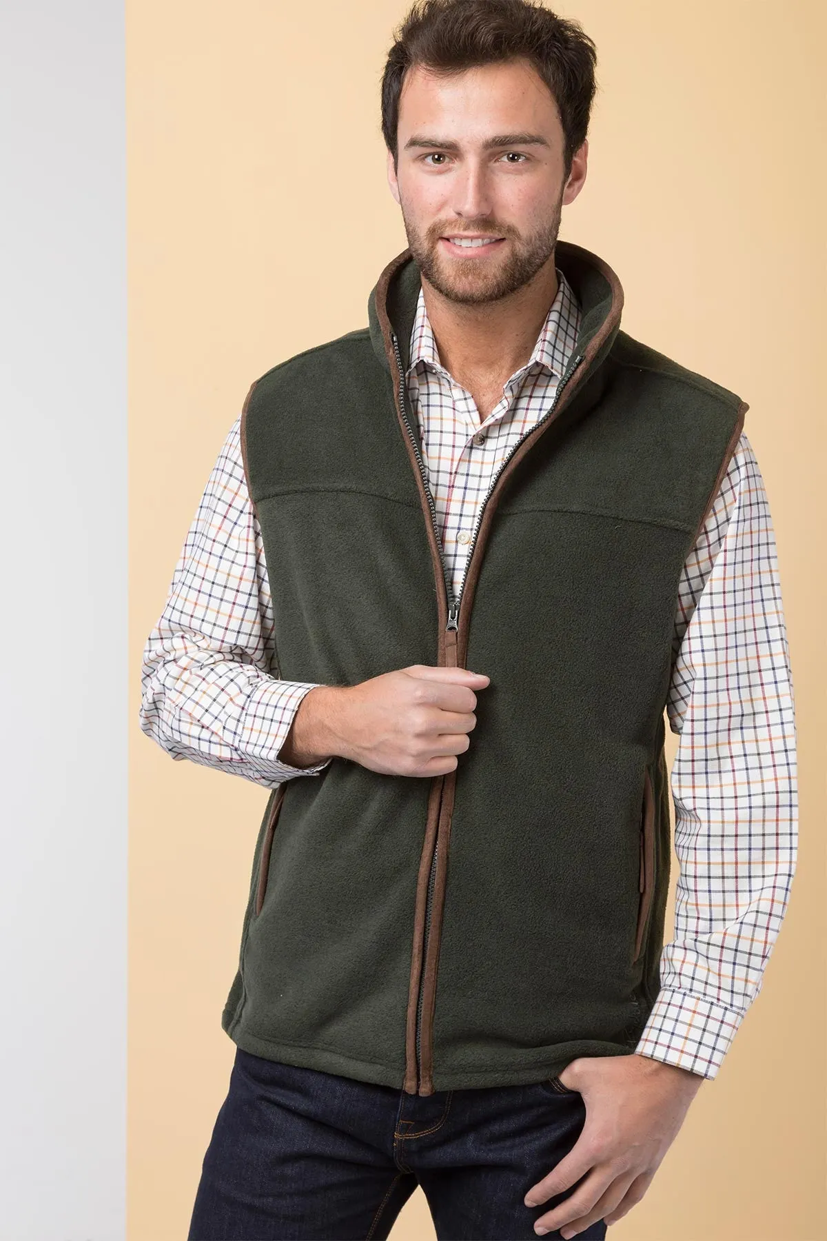 Men's Fleece Waistcoats - Huggate