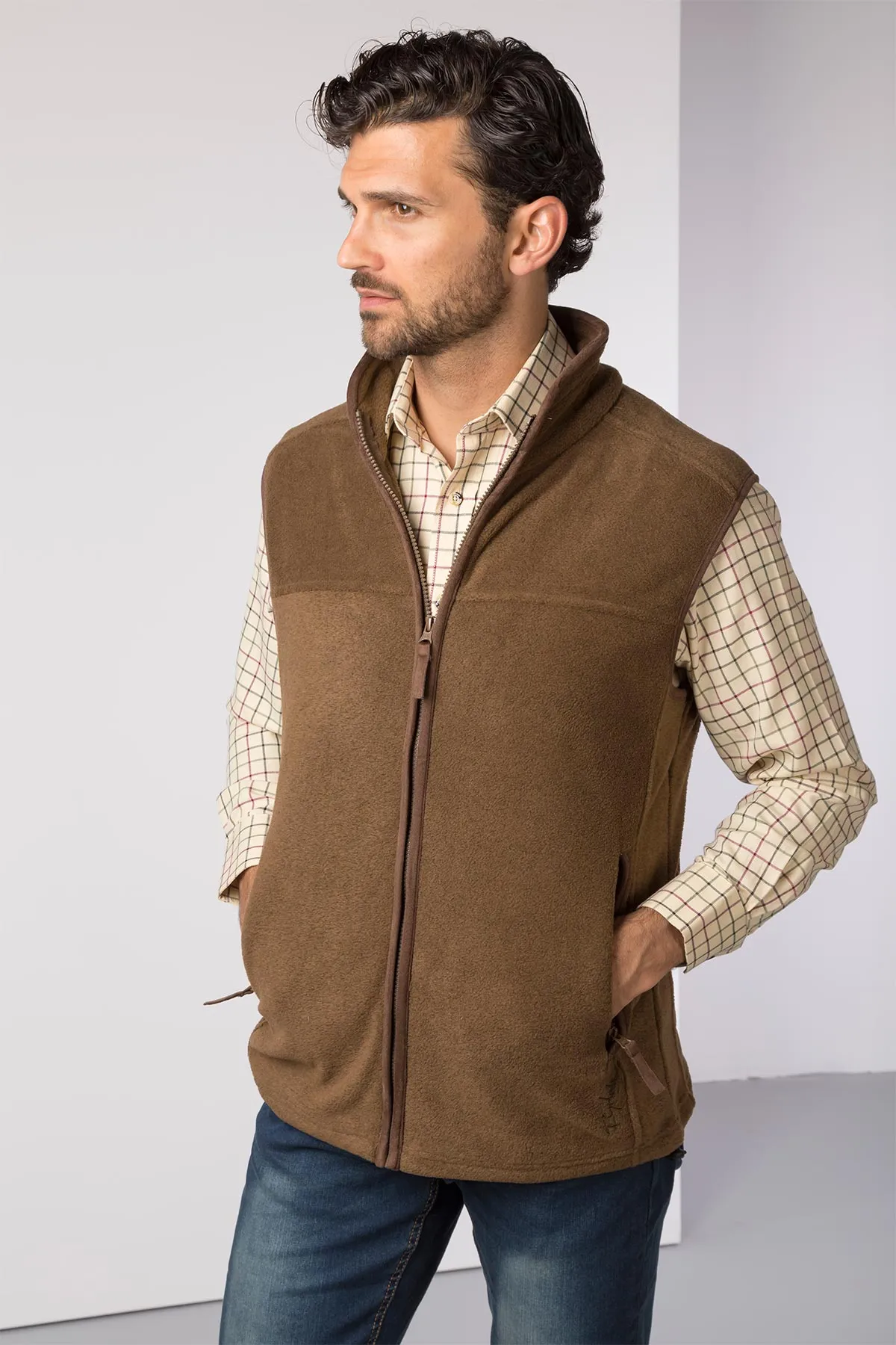 Men's Fleece Waistcoats - Huggate